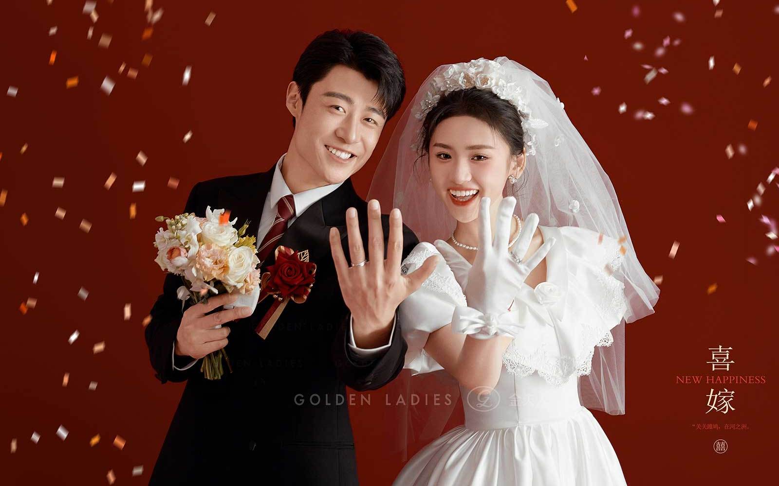 甜到爆的喜嫁婚紗照?心動了不止一次