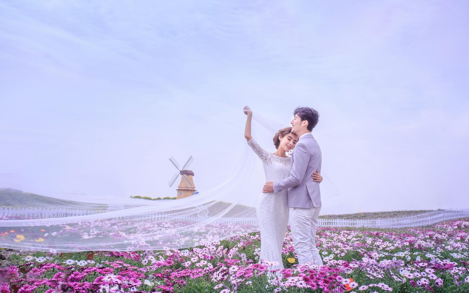 【色色婚纱】冰点套系3986