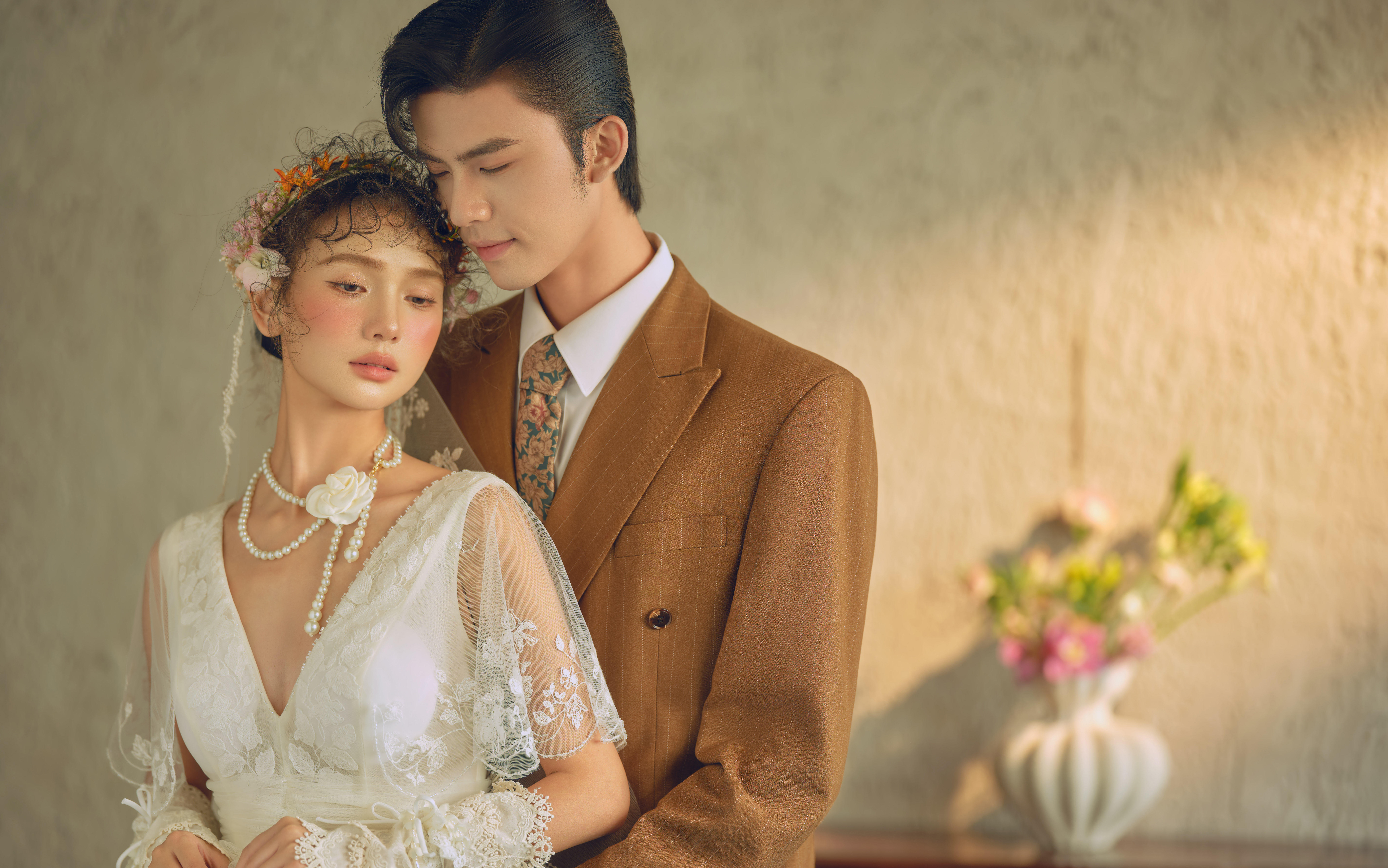 闺蜜追着问的光影油画风婚纱照❤️简直美爆啦