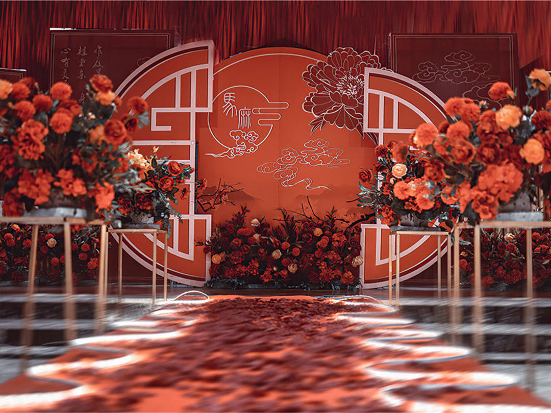 红色新中式主题婚礼《韵》