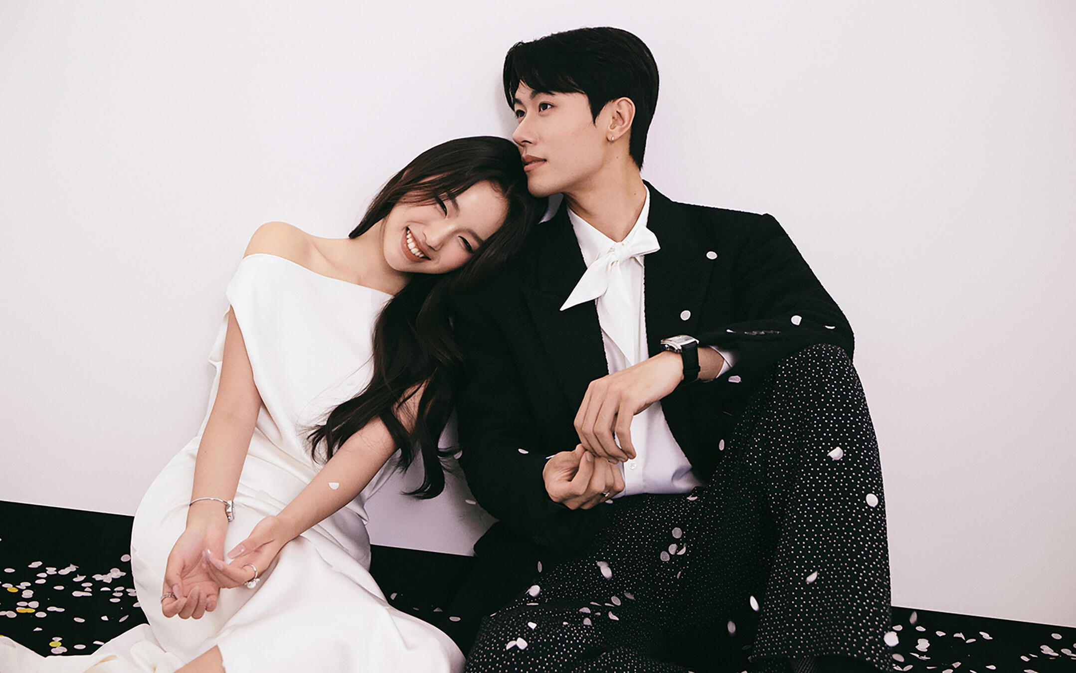 甜度爆表的韓系婚紗照｜好喜歡這種氛圍感！