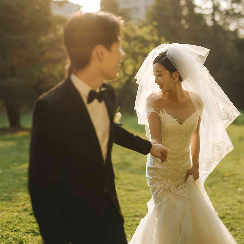 莫兰迪婚纱摄影-阳光下闪闪的爱系列