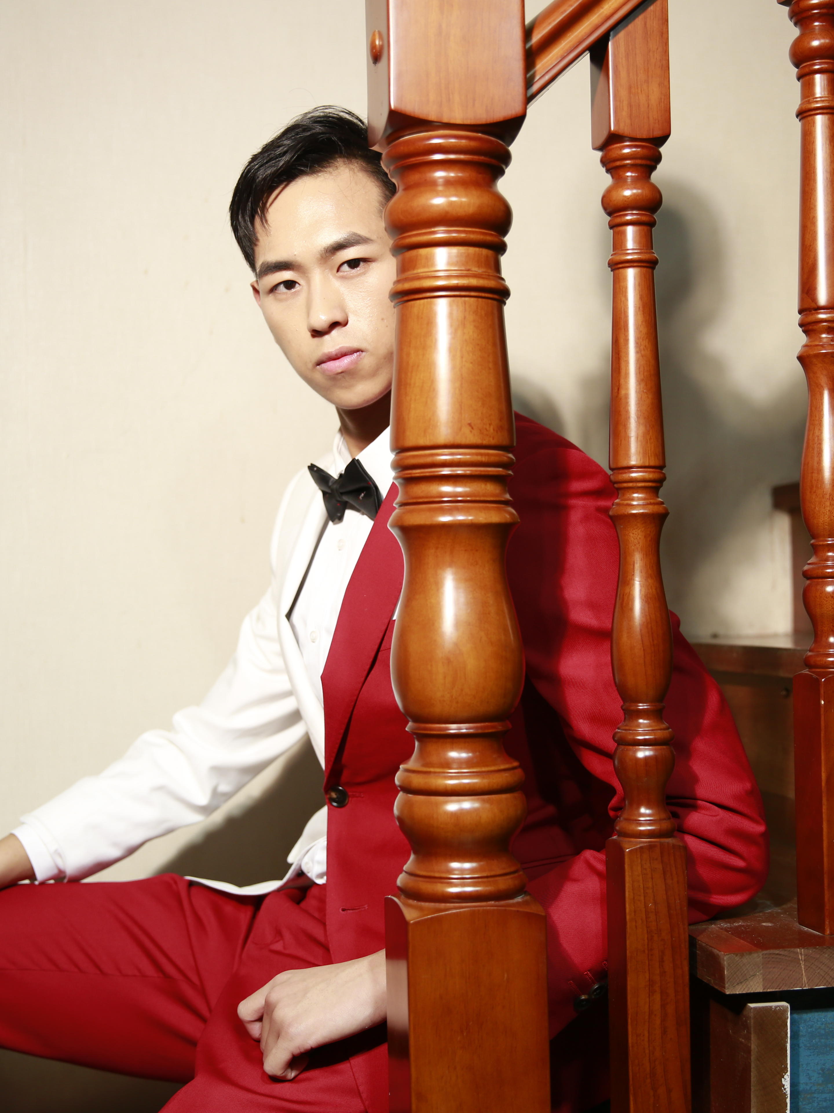 2020时装周红白拼色十件套