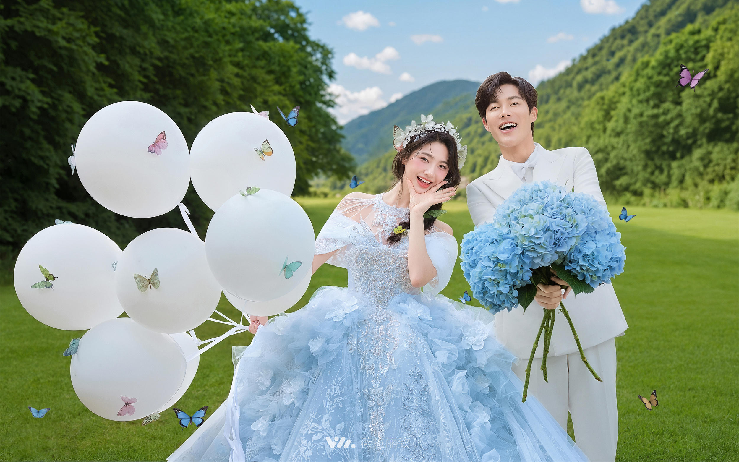 00后开启森系新赛道🎈告白气球巨巨出片！