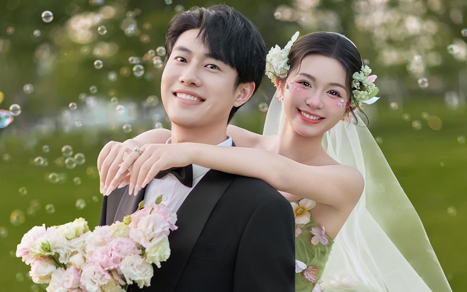 森系在逃公主的春日誓约 | 清新感婚纱照