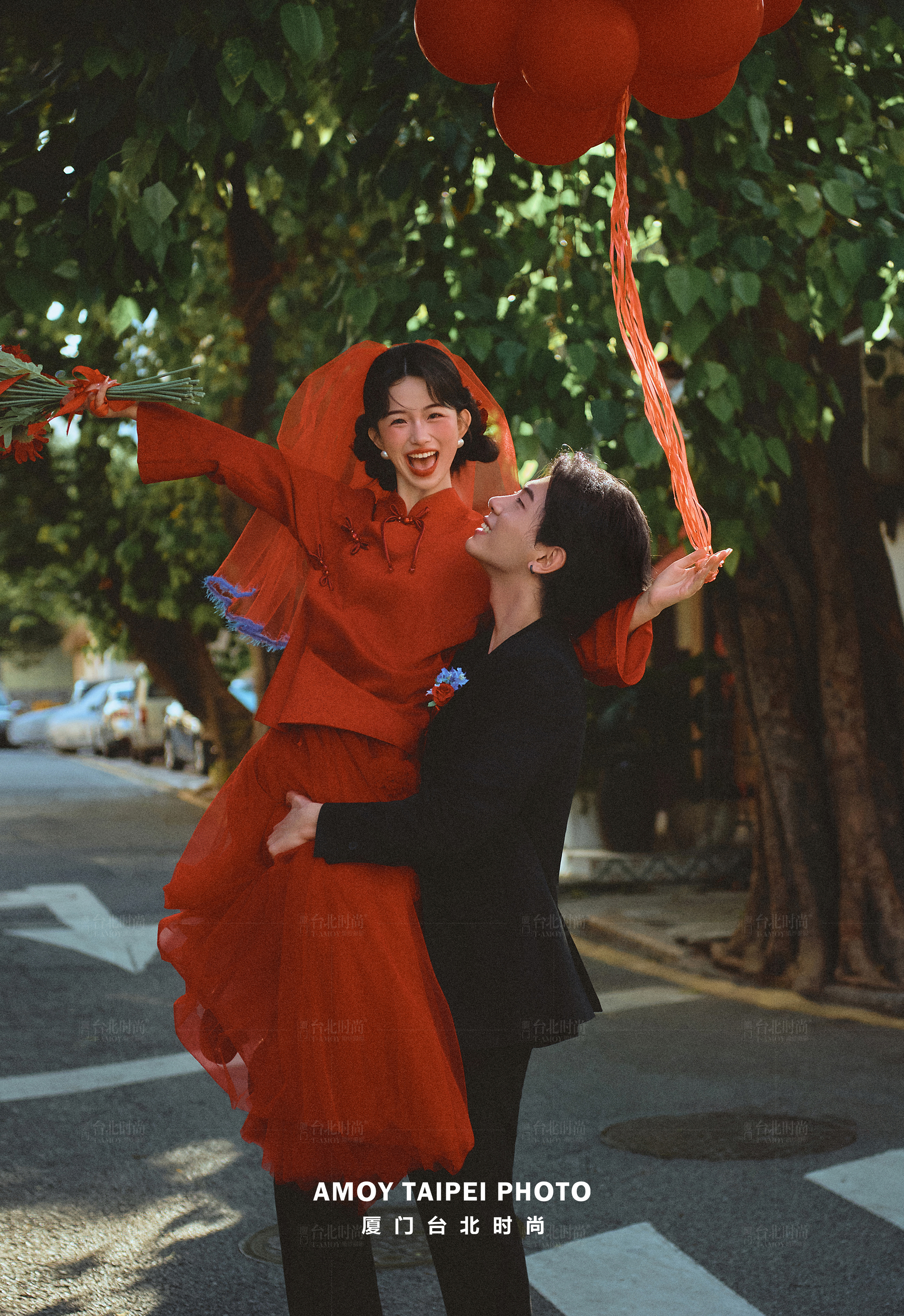 甜甜的新中式街拍