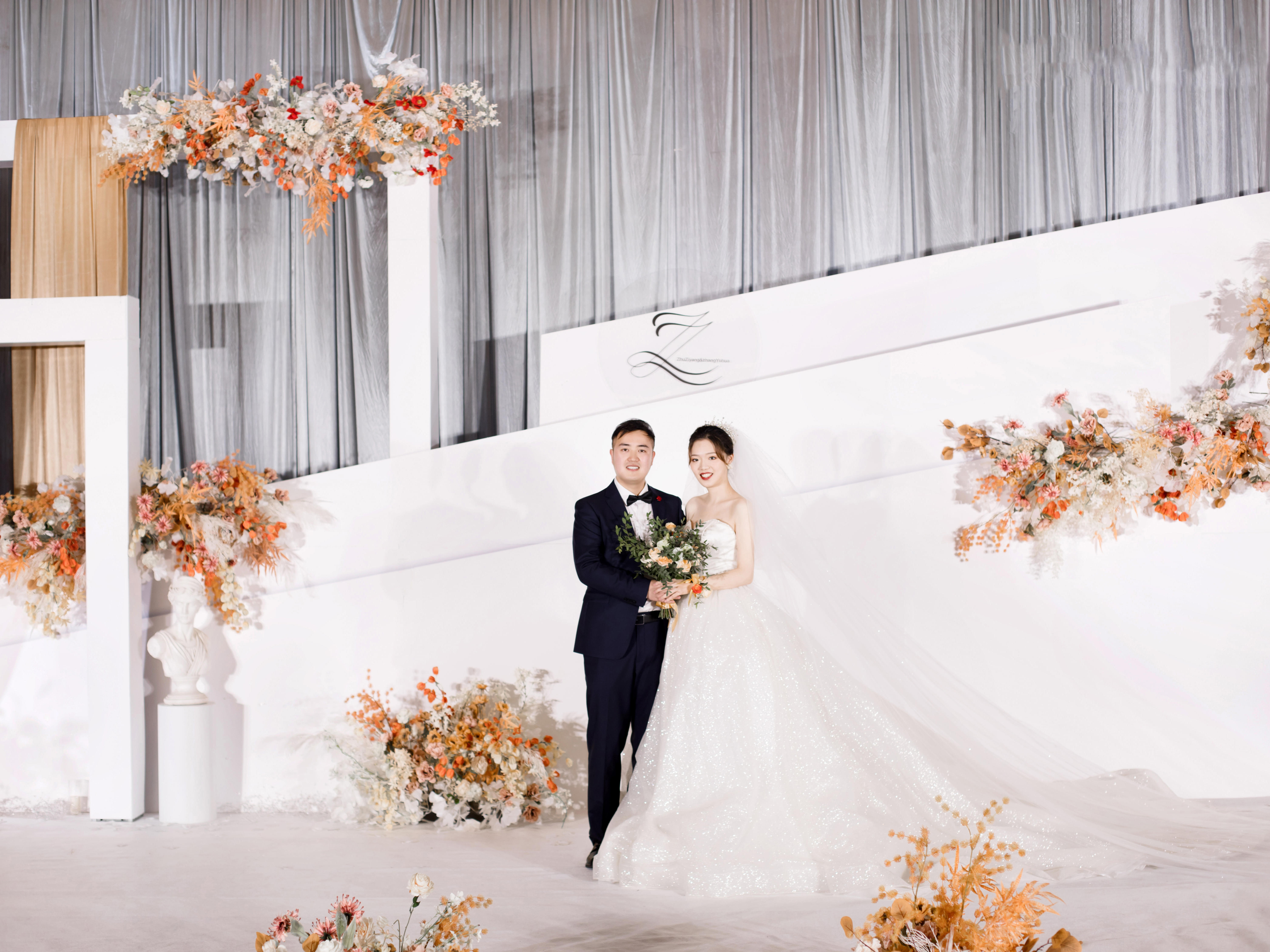 香槟秋婚礼//奶茶色的质感