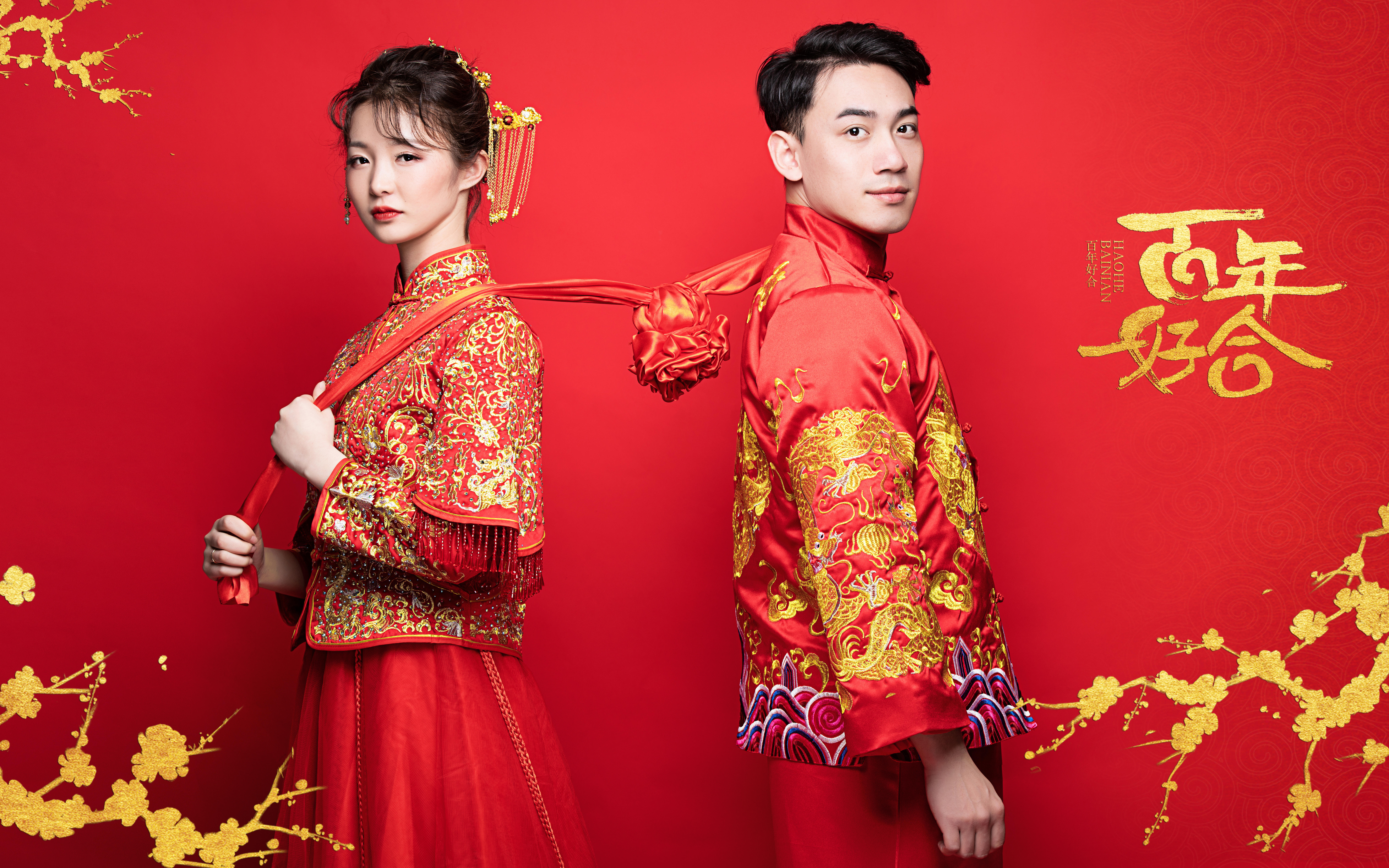 韩式简约风+纯色内景+欧式街景婚纱照