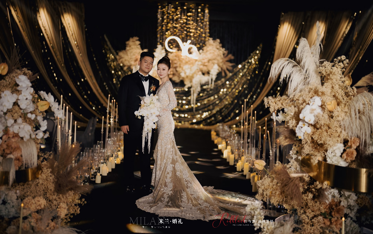 复古金色婚礼/老钱风婚礼