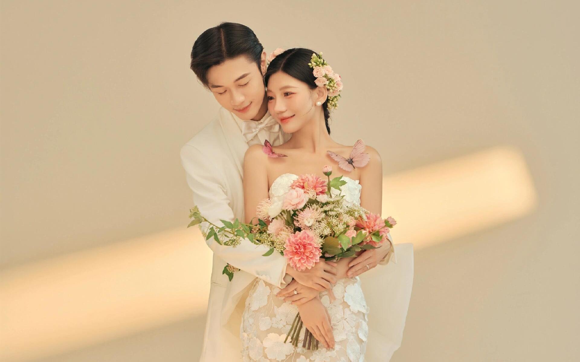 美到无语 被超甜光影婚纱照妥妥拿捏