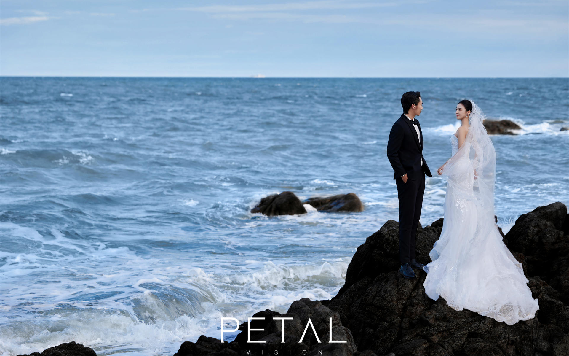 花瓣摄影•海滩礁石