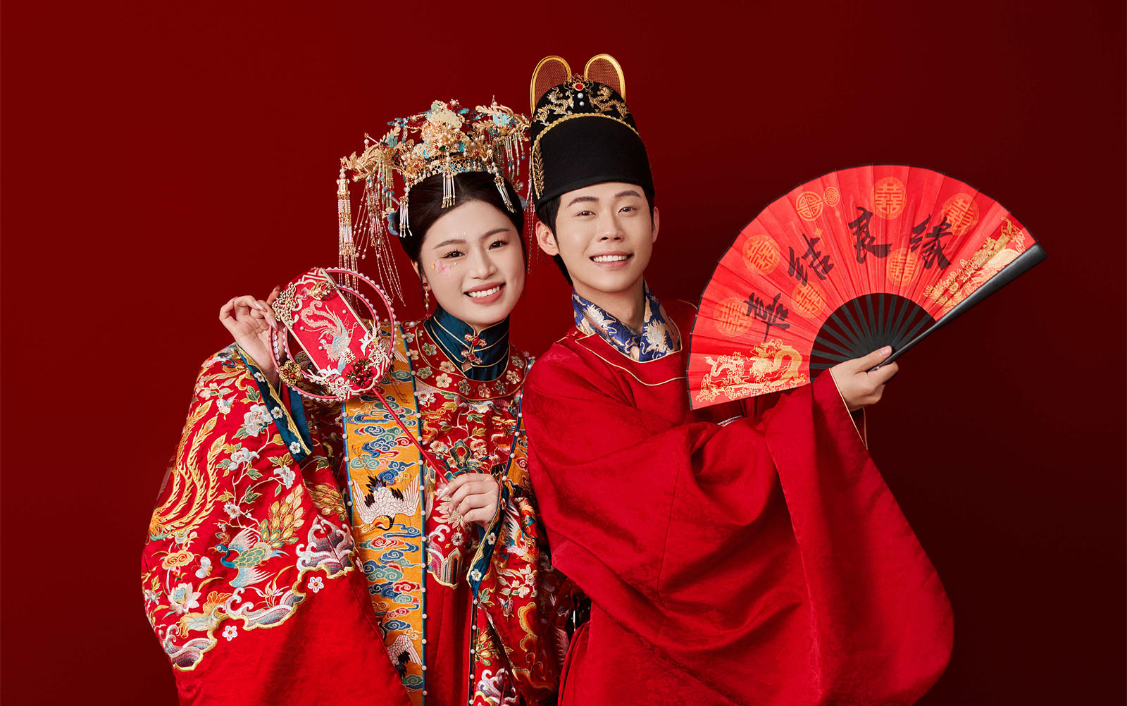 微胖新娘無法拒絕的中式漢服婚紗照?太絕了