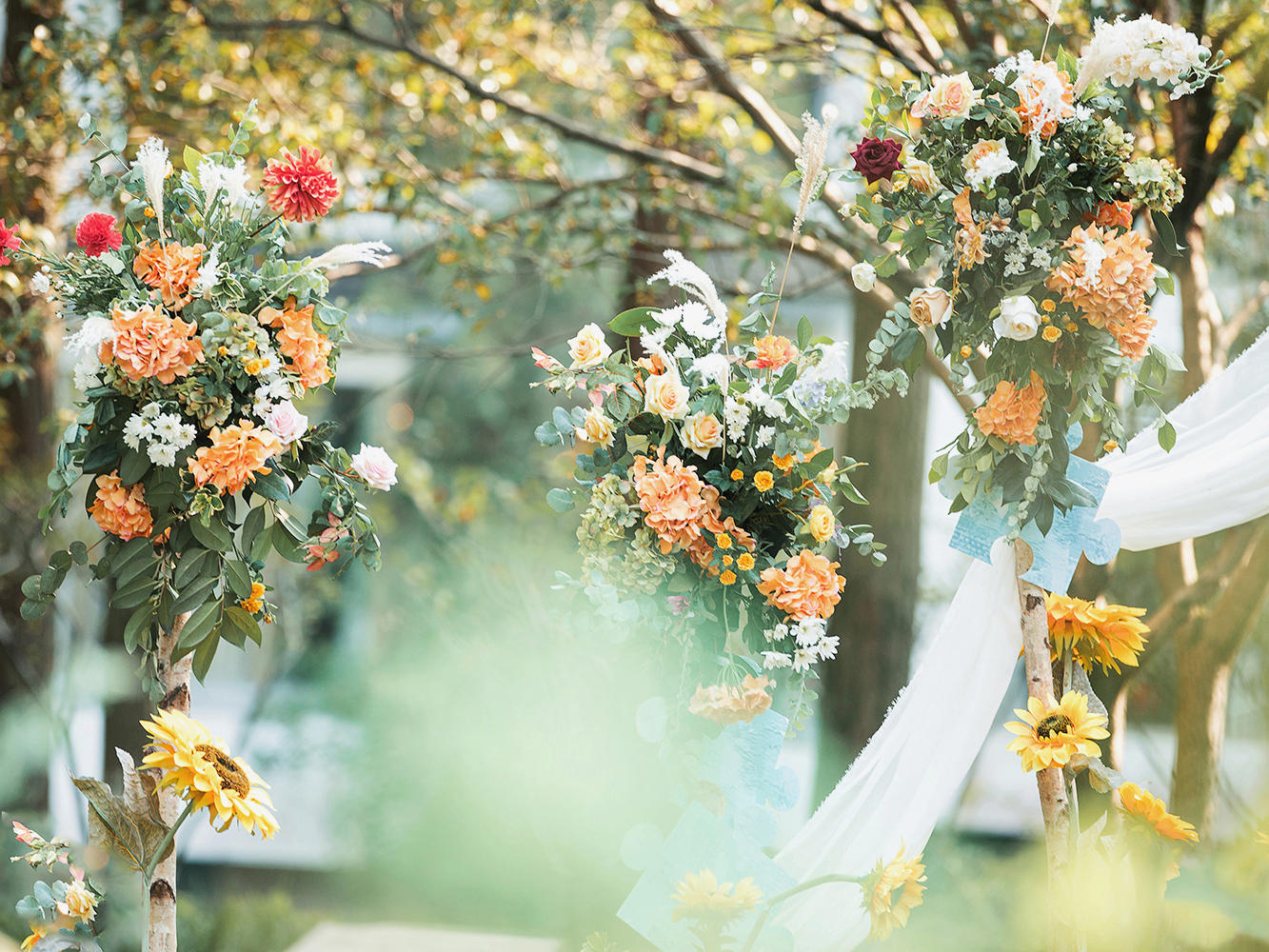 【安格婚礼】波西米亚风的原始婚礼派对