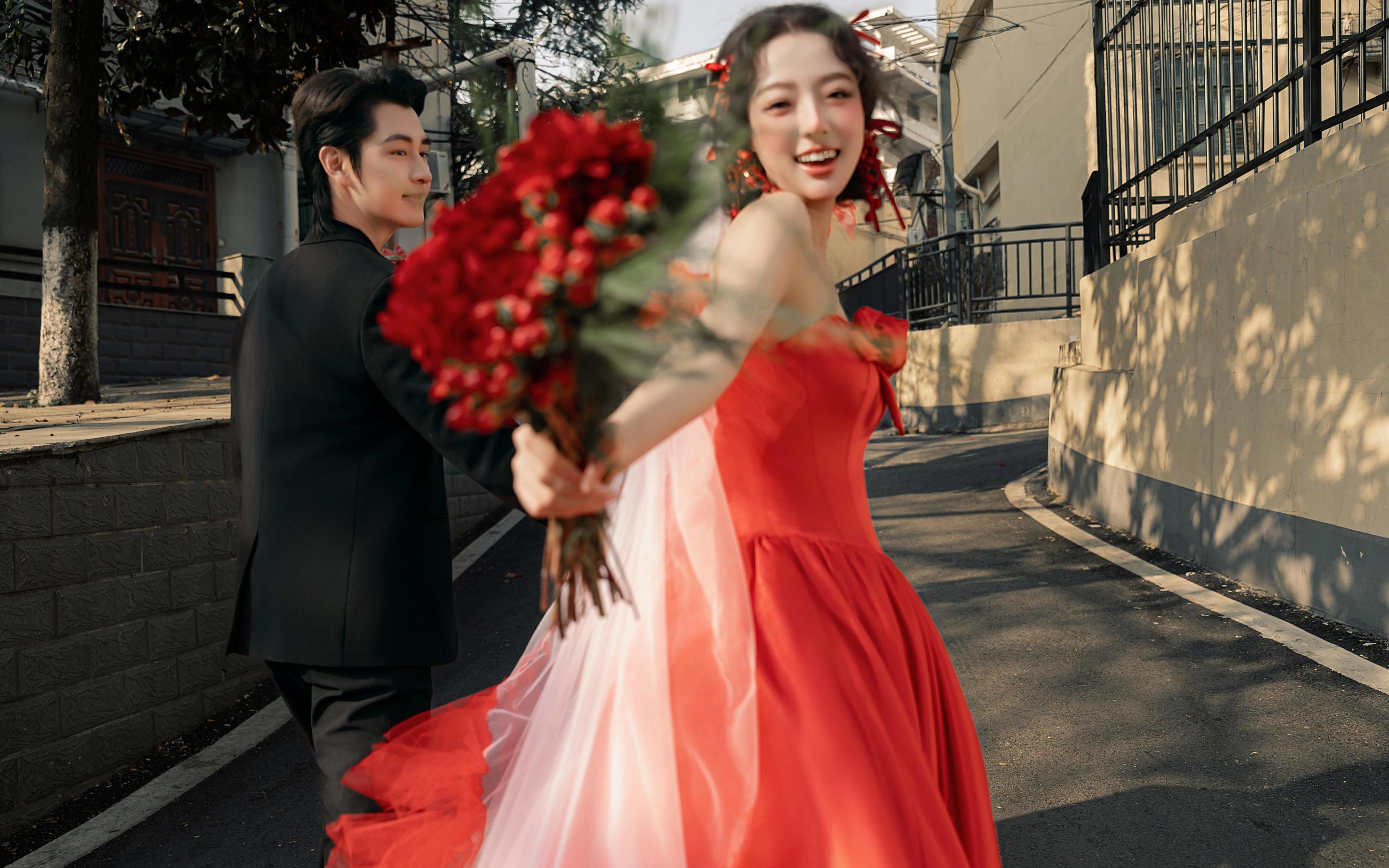 淮北韓城法慕婚紗｜中國女孩適配的中國紅！