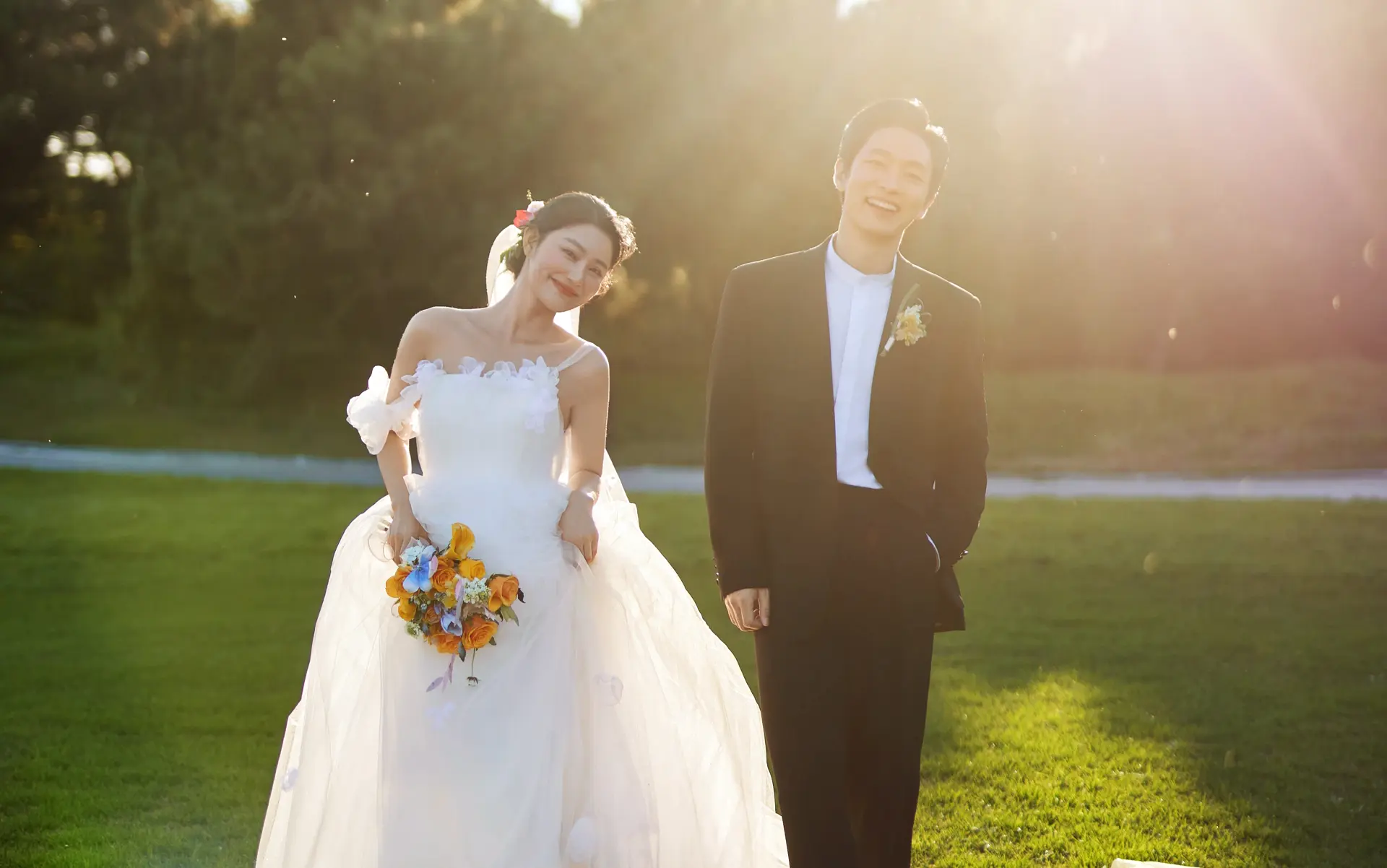 森系婚纱照是春夏开始的信号！！明媚又出片~