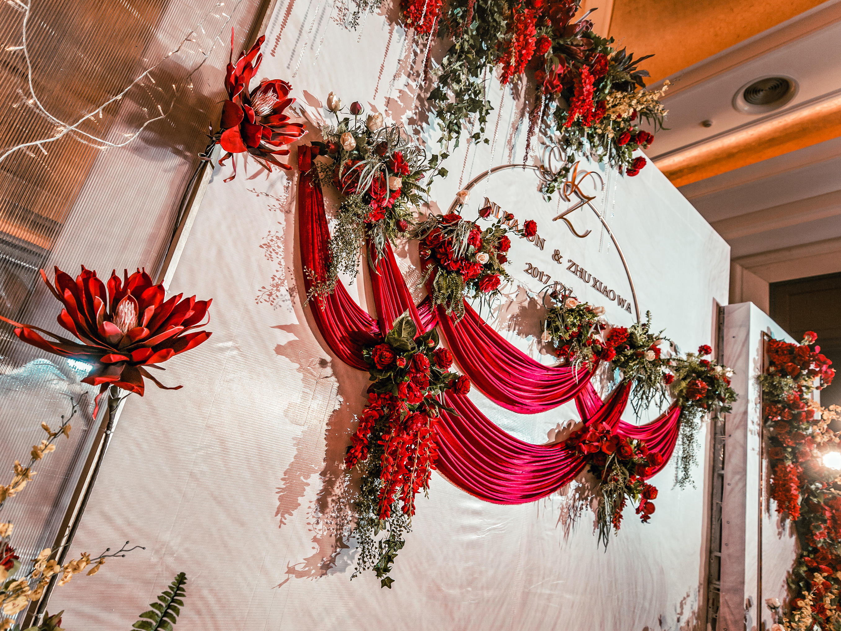 【花好月圆】红白撞色婚礼