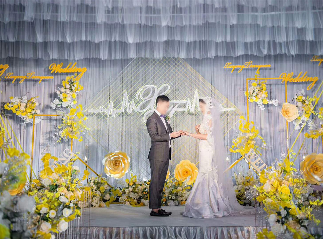 超高性价比香槟金婚礼集合无隐形消费