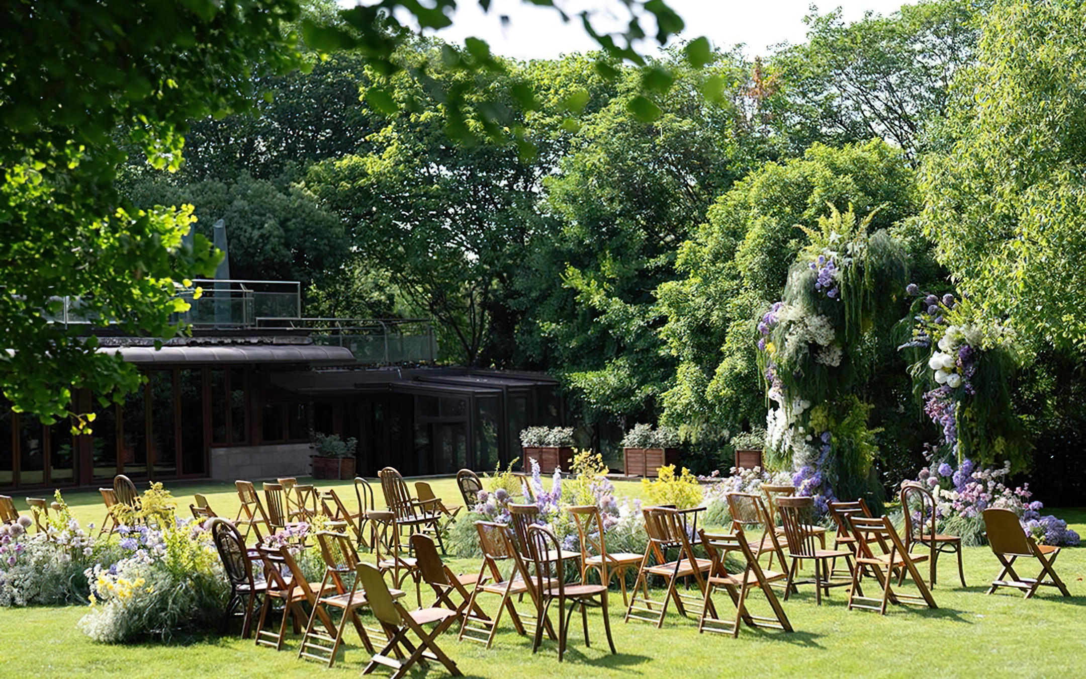 [景星门]白绿紫色系户外婚礼