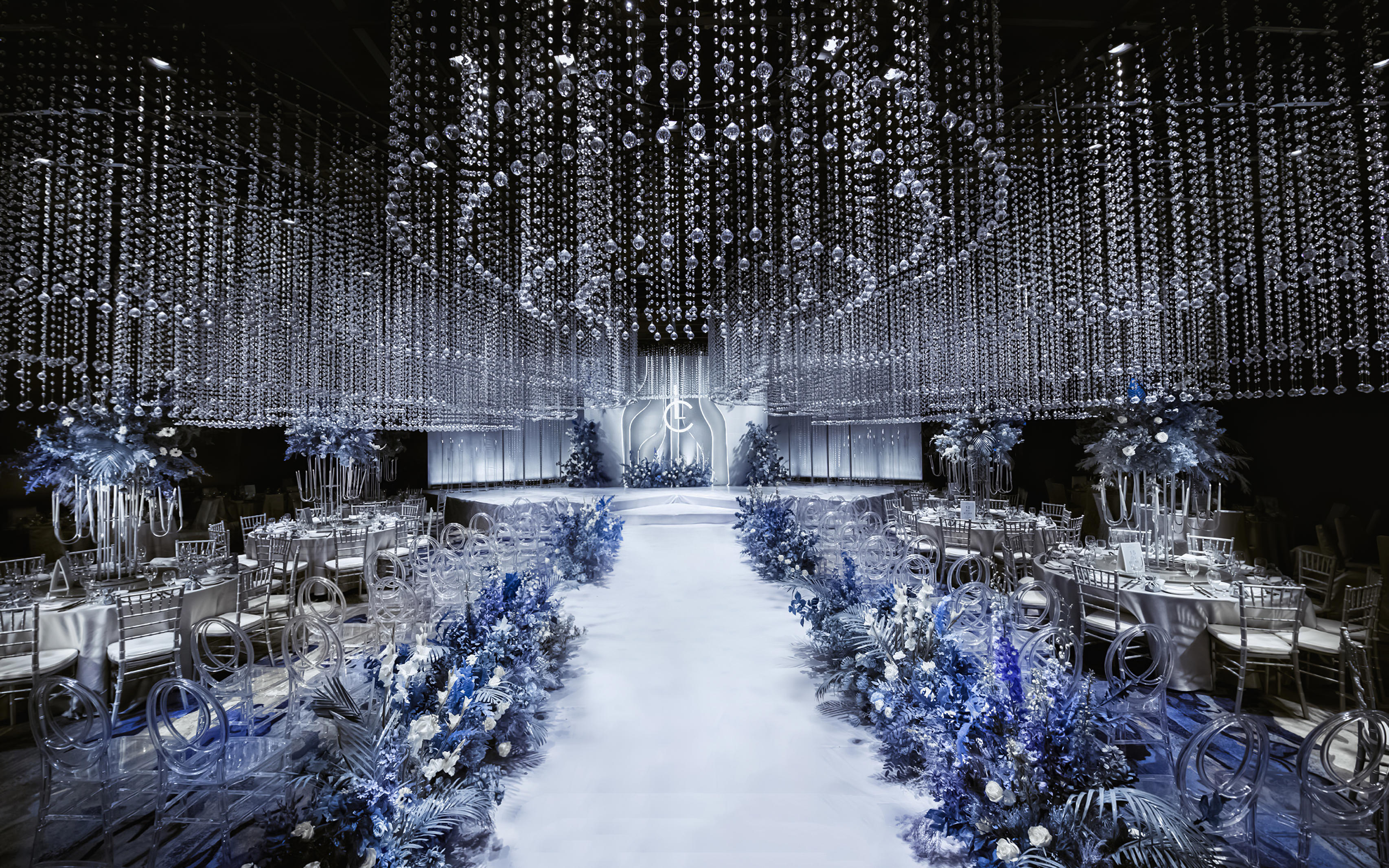 【海派婚礼】雾霾蓝水晶婚礼