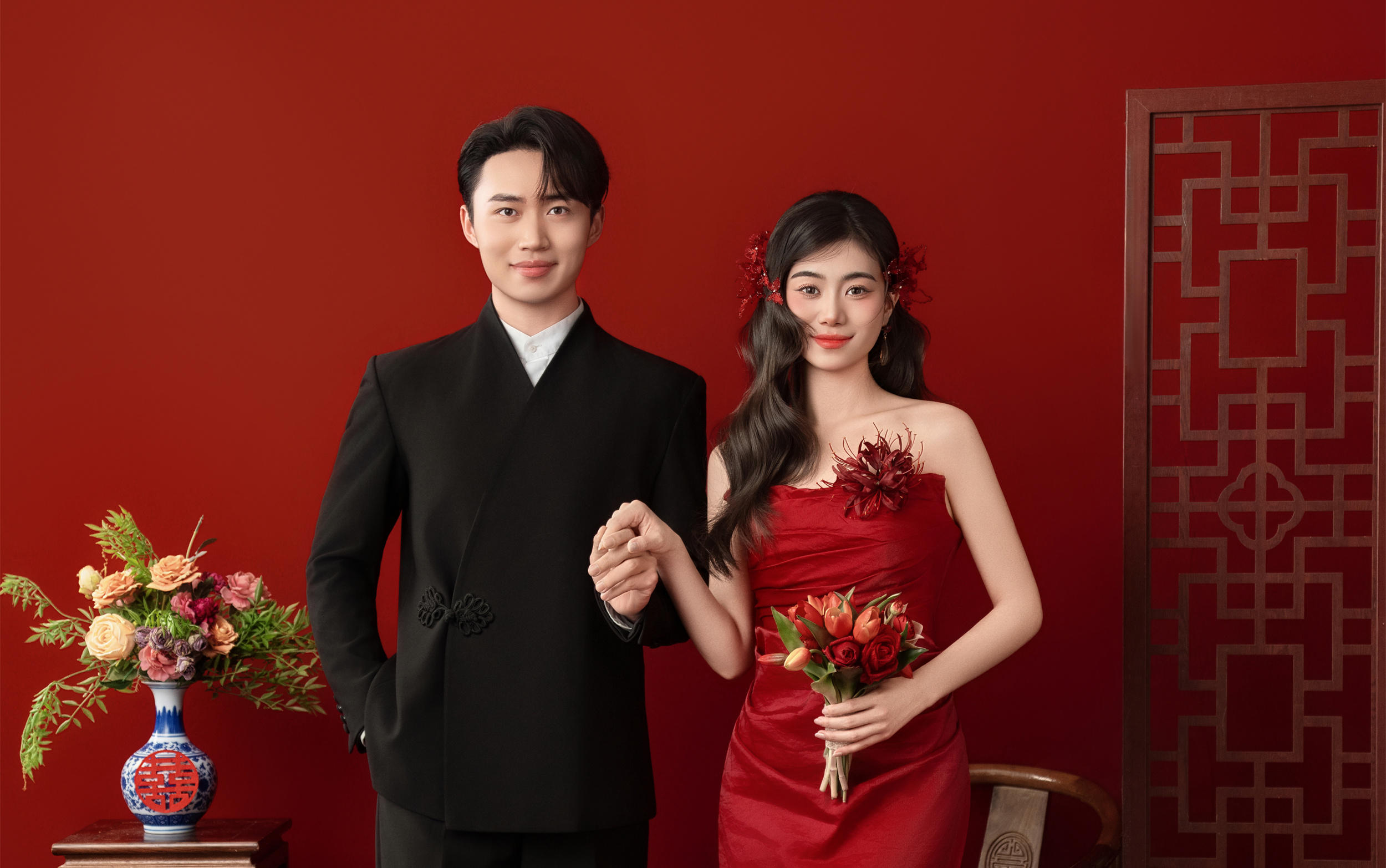 全家人都在磕的新中式喜嫁婚纱照！美到💥