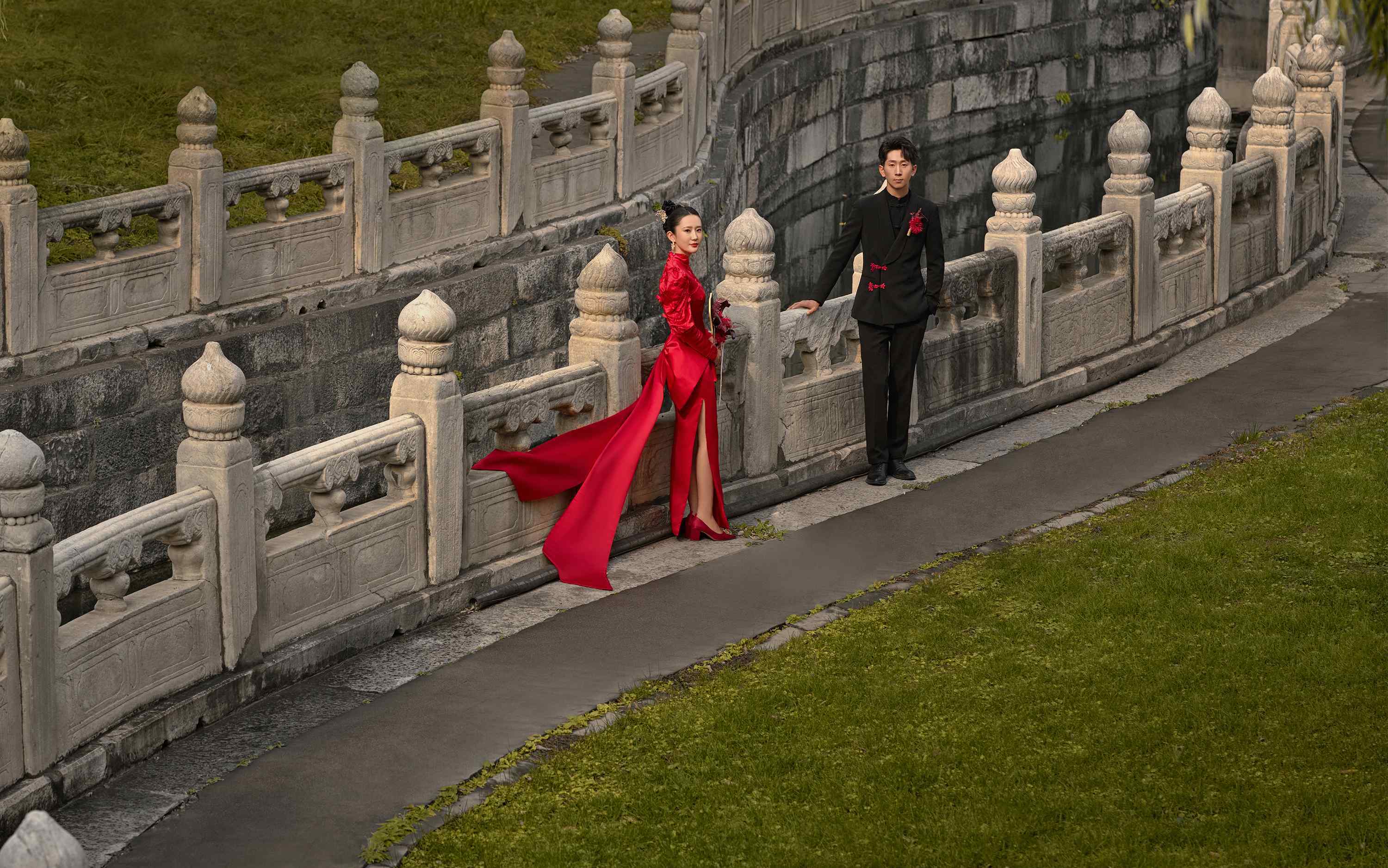 北京浪漫电影感婚纱照🪐穿梭繁华与古典
