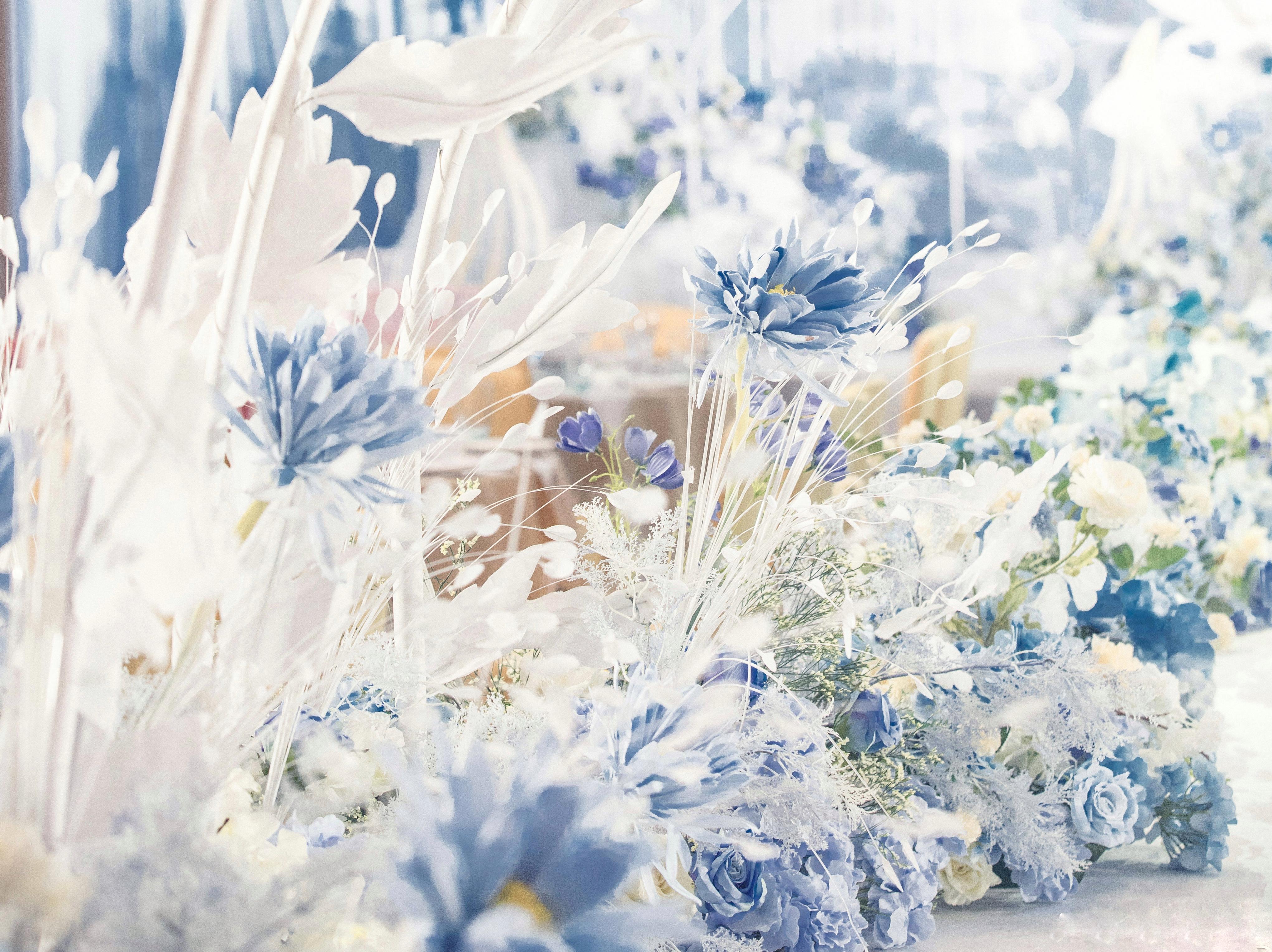 【麦芮婚礼】蓝色公主系婚礼赠所有人员