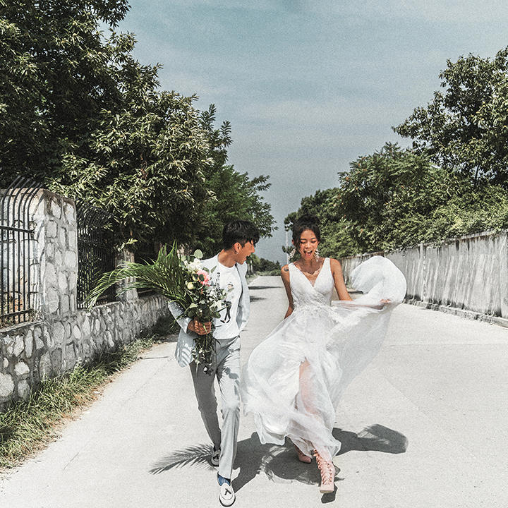 【热恋轻奢套系】INS森系丨创意棚拍丨婚纱照
