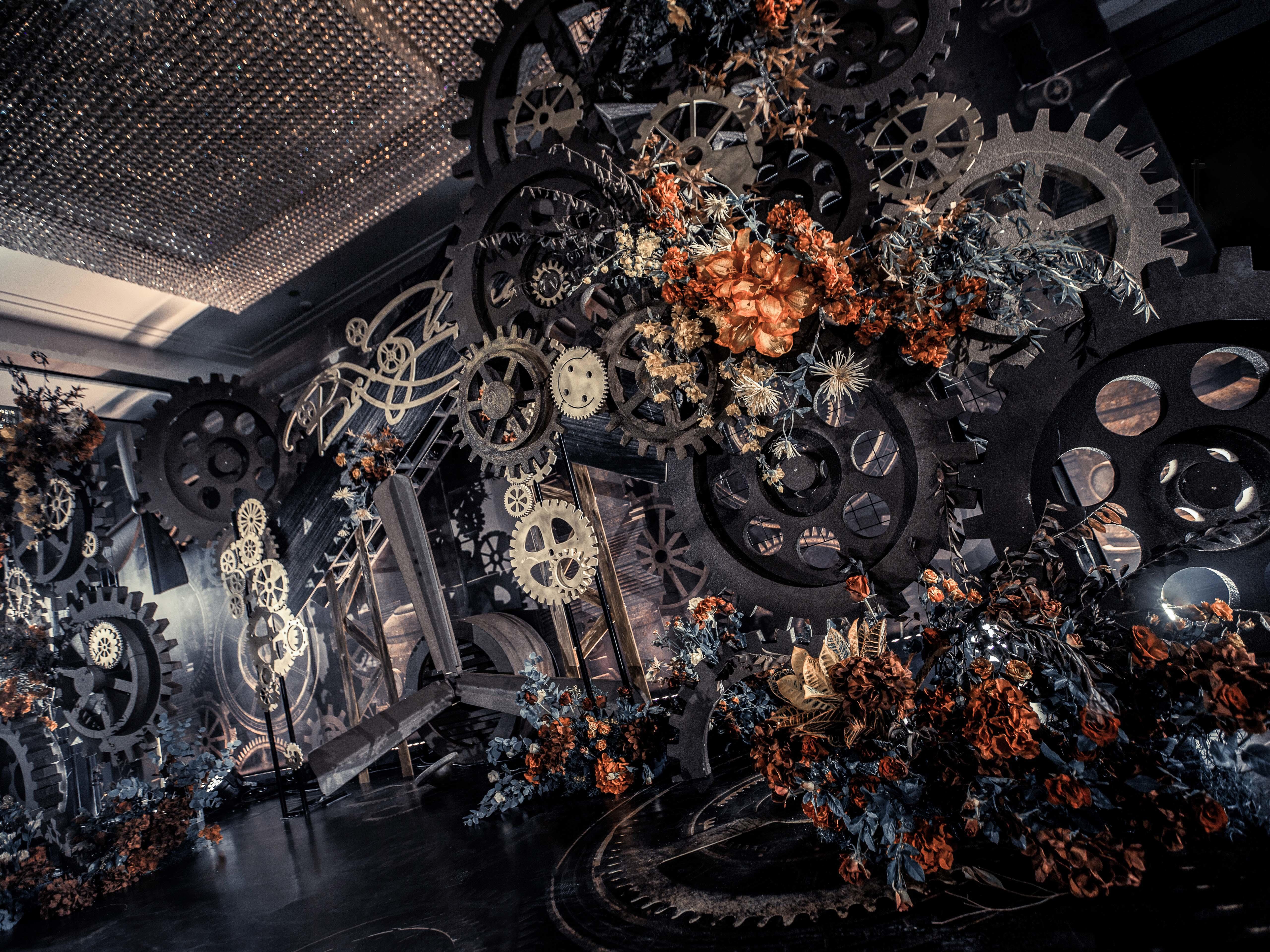 摩登婚礼-黑色复古工业风婚礼