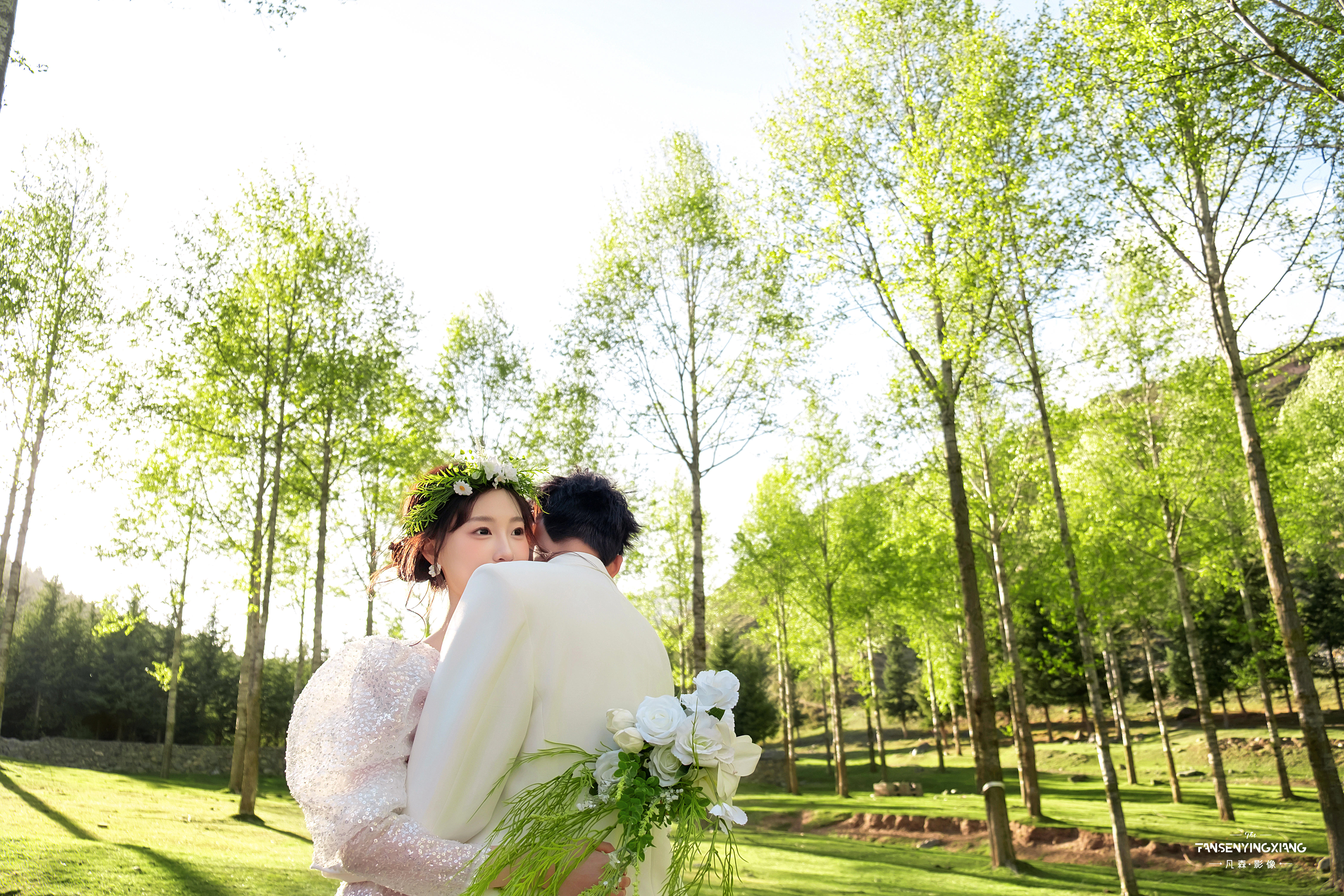 被全家人夸爆的森系婚禮 紀實婚紗照