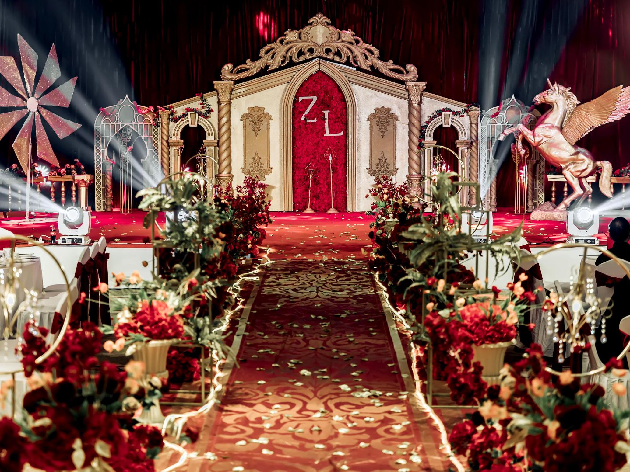 邯郸市艺都婚礼/巴洛克红金欧式/《仪式》