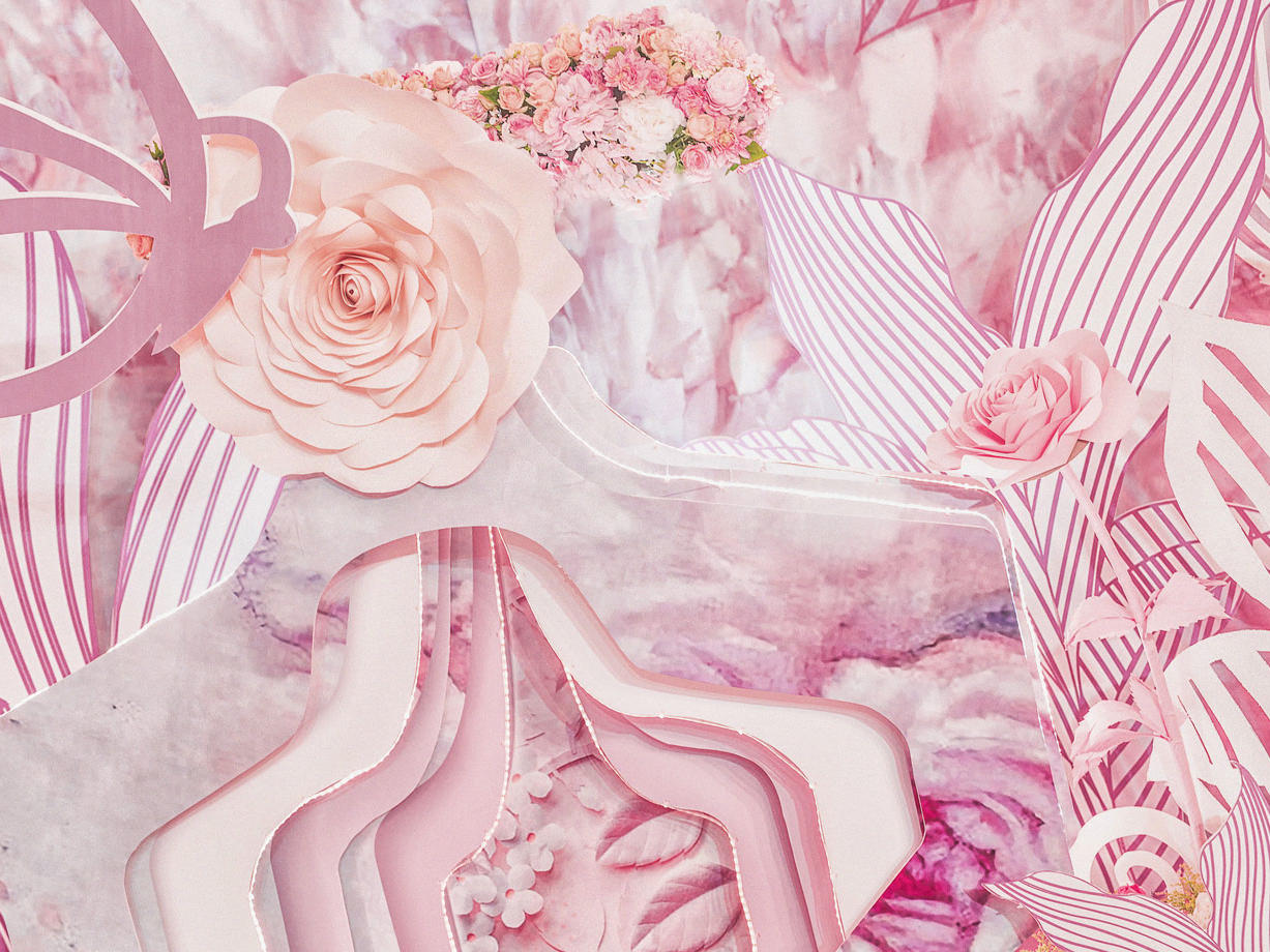 【禧上婚礼】香水 超高粉系性价比 布置+四大金刚