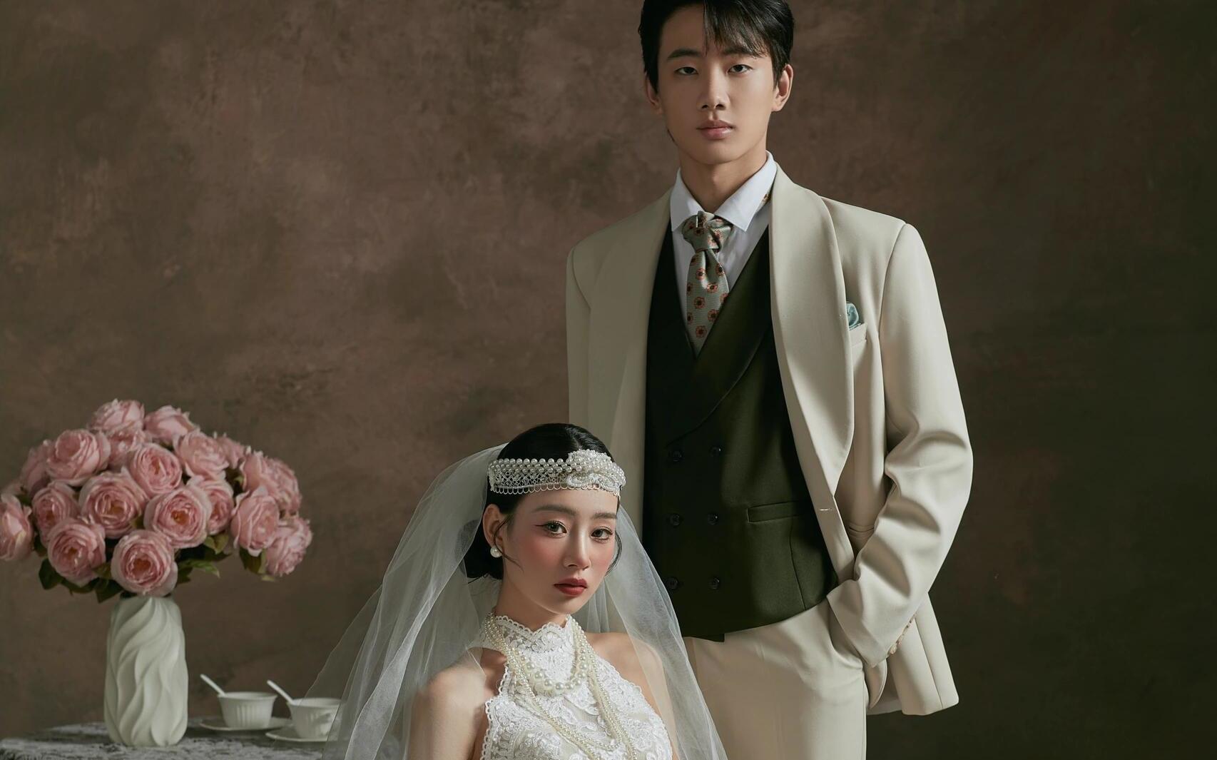 好愛這組法式復(fù)古婚紗照呀?氛圍感真的拉滿
