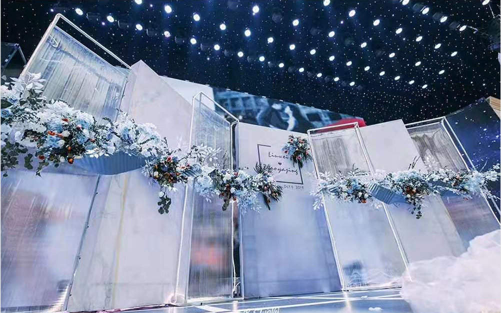 [致美婚礼]蓝白世界的精灵清新白蓝色系套餐