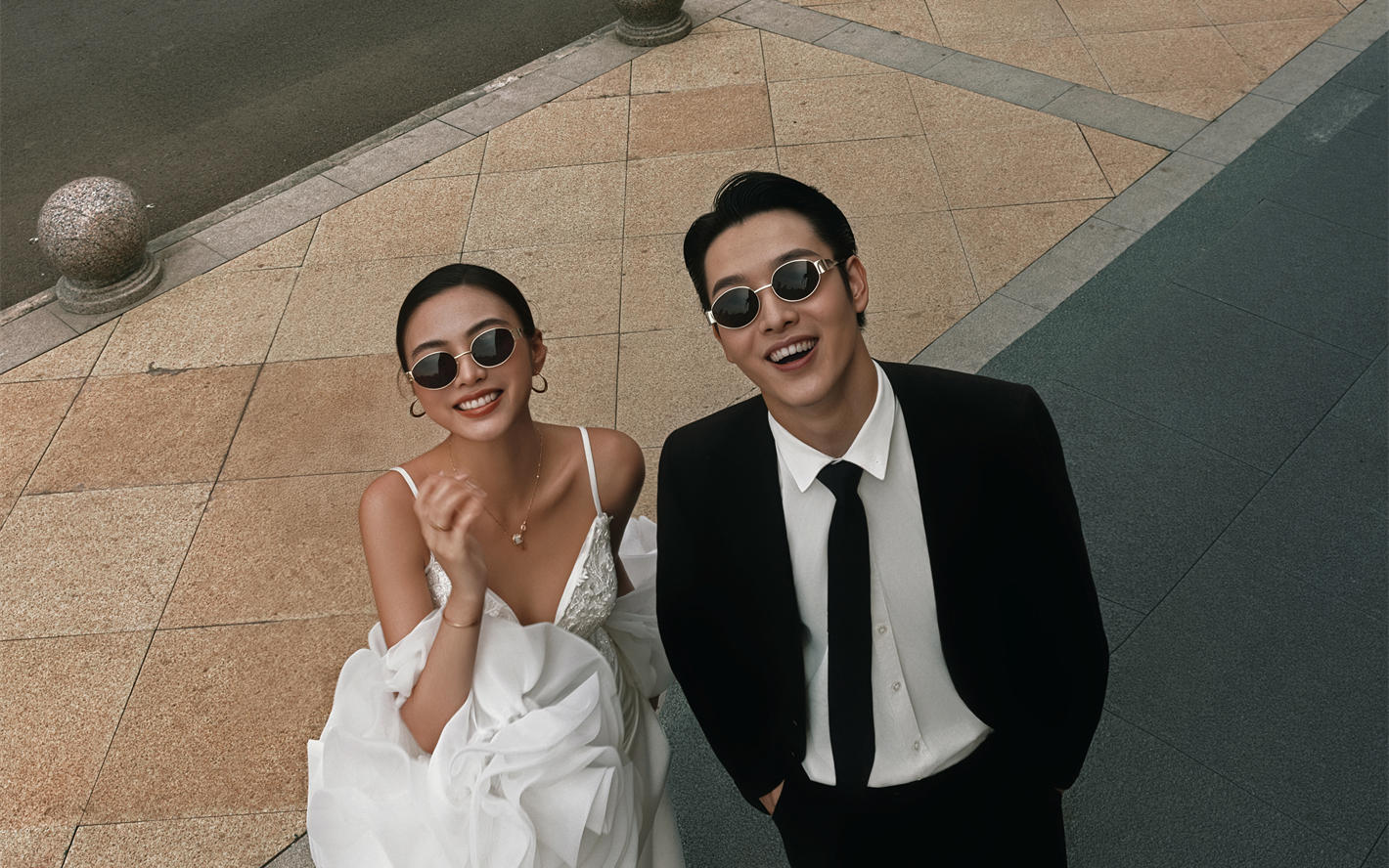 充滿生命力的街拍婚紗照