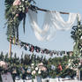 海南海口三亚户外草坪沙滩海边婚礼3
