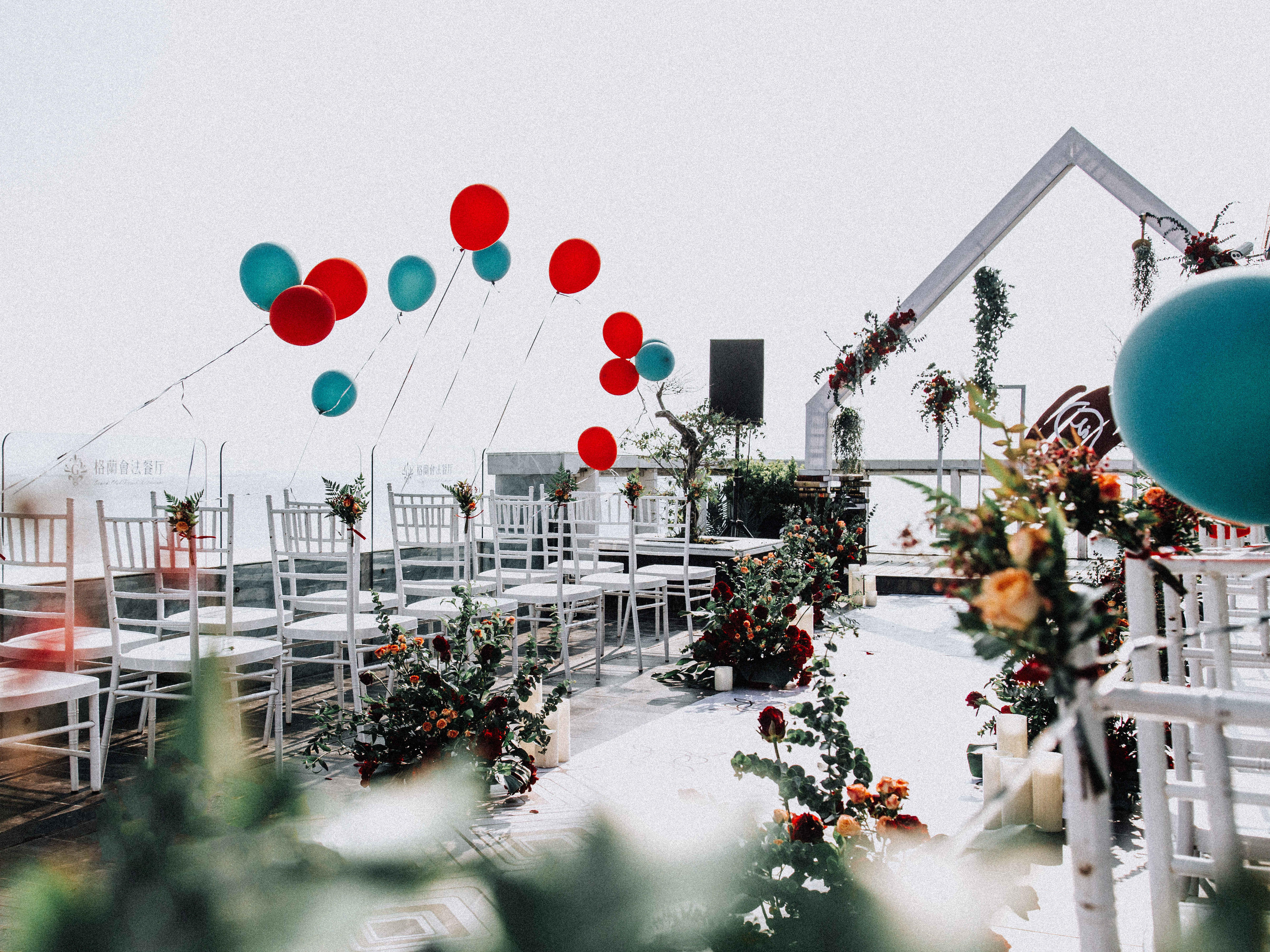 原野婚礼、露台小清新婚礼