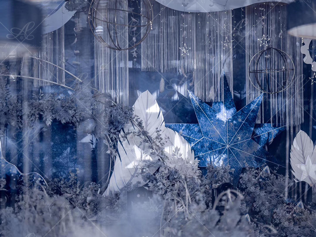 【ALAN婚礼定制】ins风蓝色星空主题婚礼定制