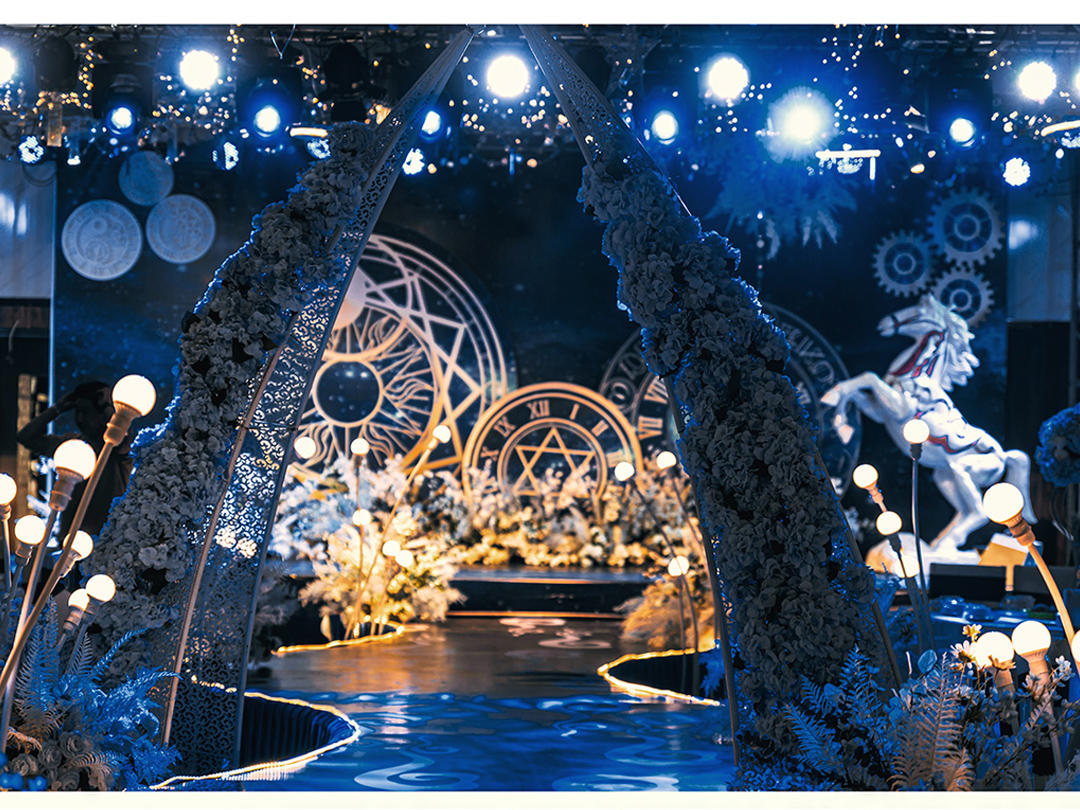 【石家庄sunny喜铺】湛蓝星辰/静谧蓝婚礼