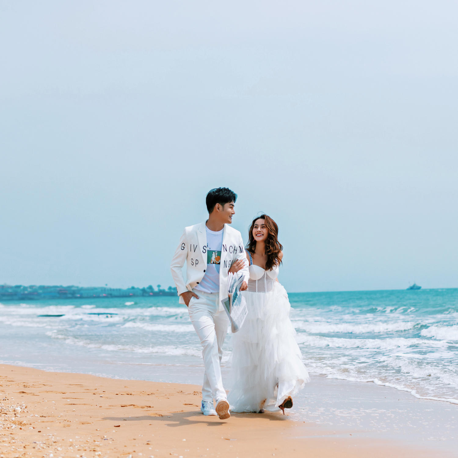 日照海景婚纱摄影沙滩之一