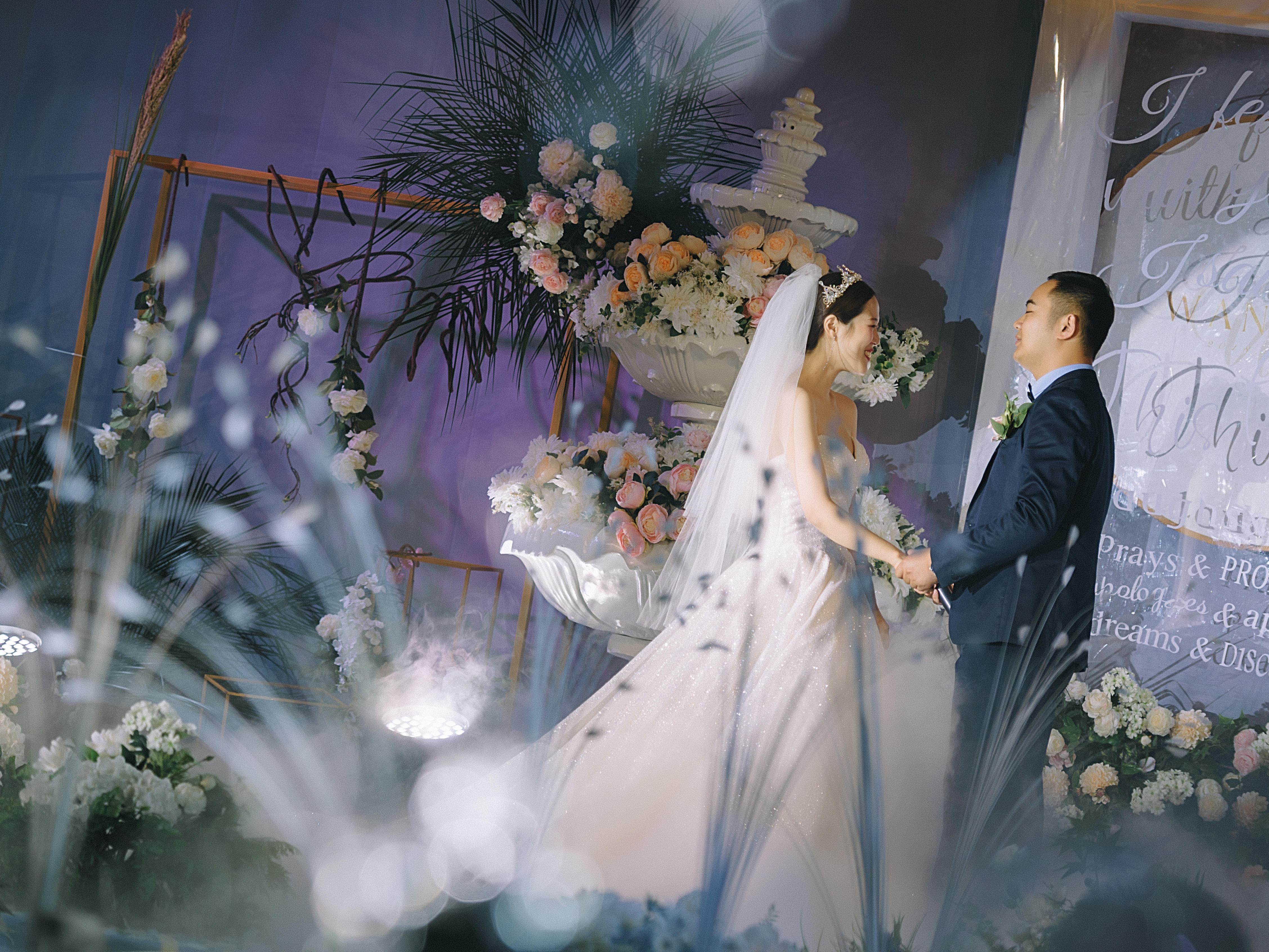 宿迁唯美婚礼清新ins风格 花艺设计效果满分