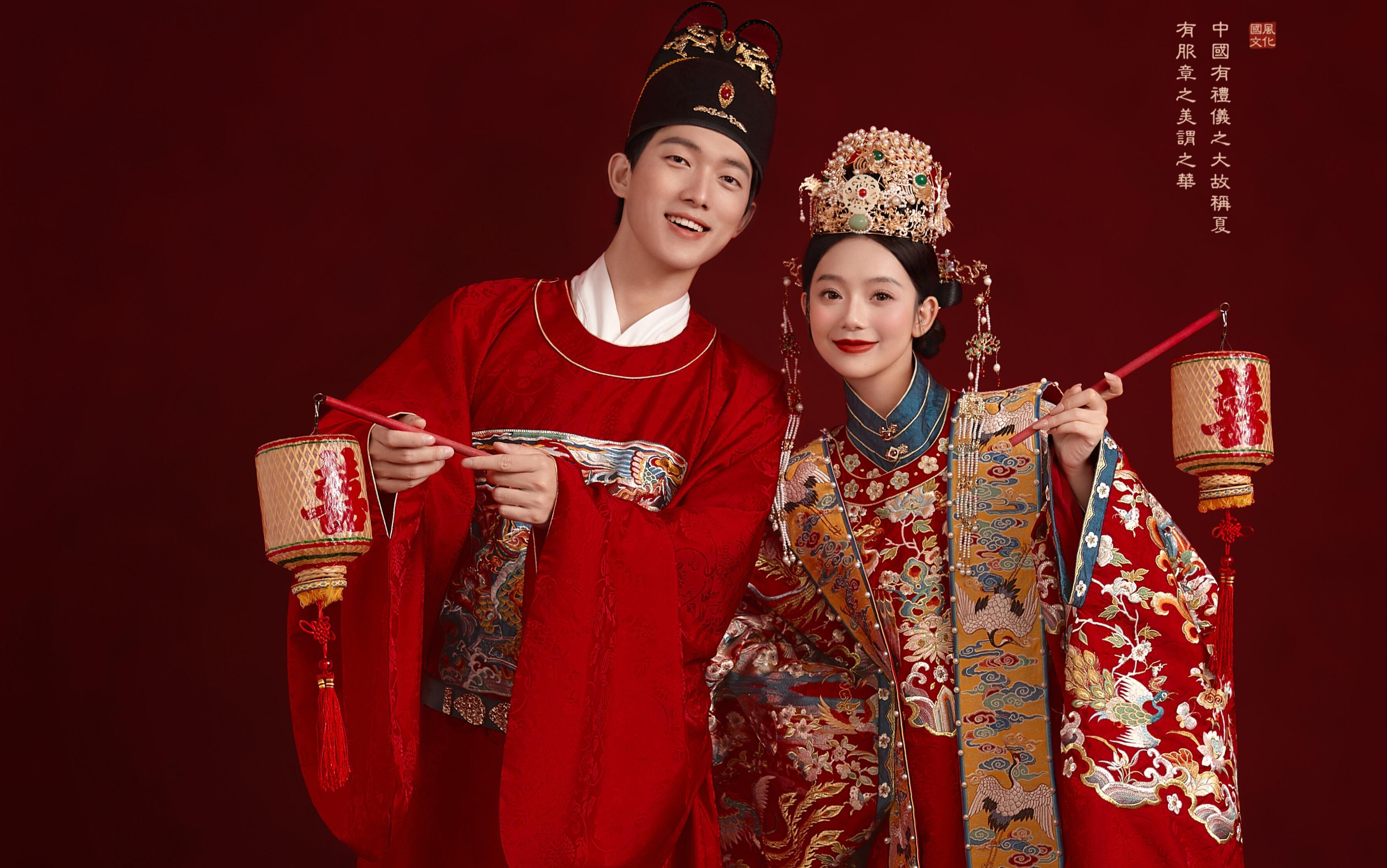 凤冠霞帔丨刻在中国人骨子里的中式浪漫