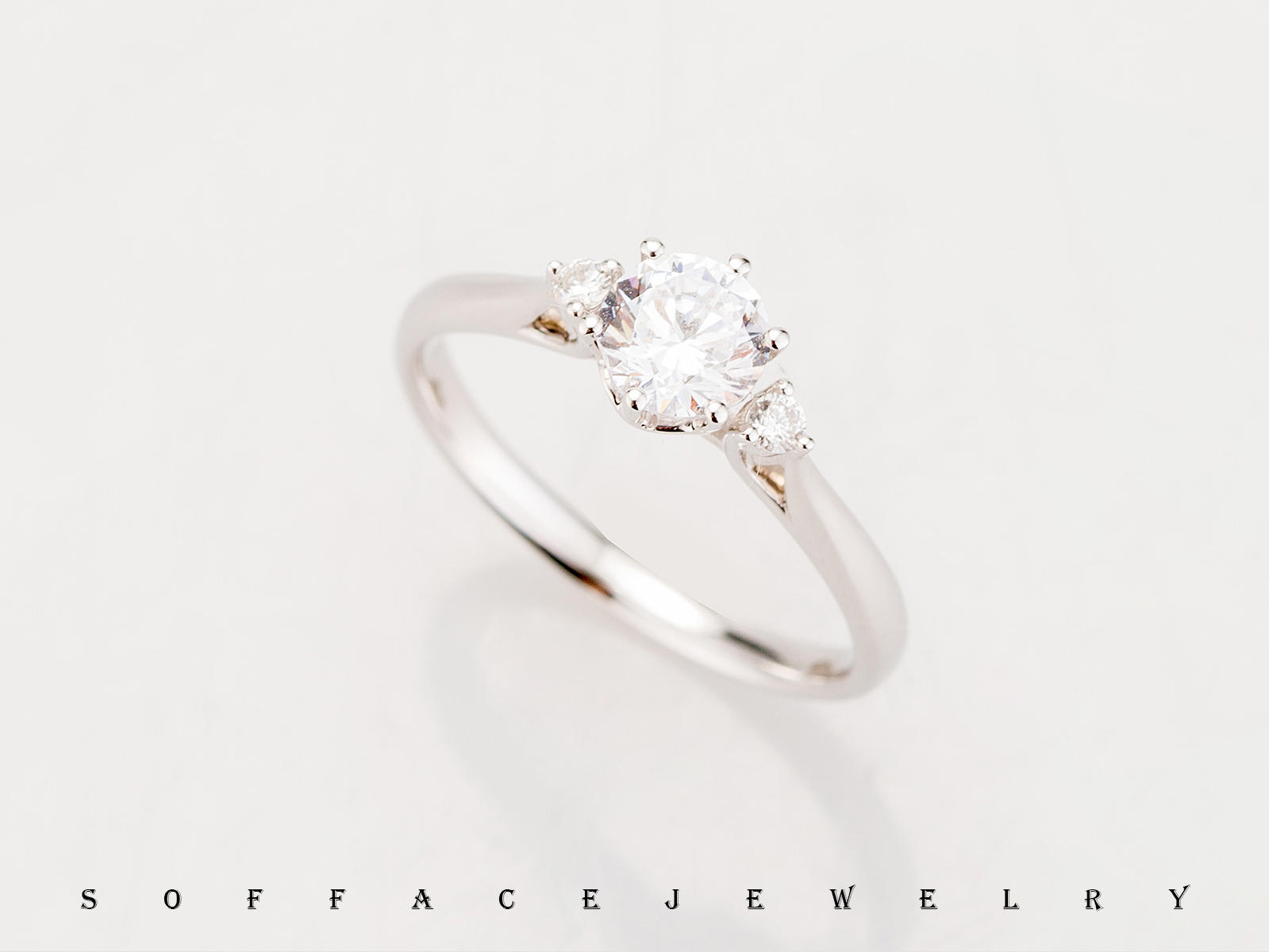 索菲斯|设计款结婚钻戒|伴随