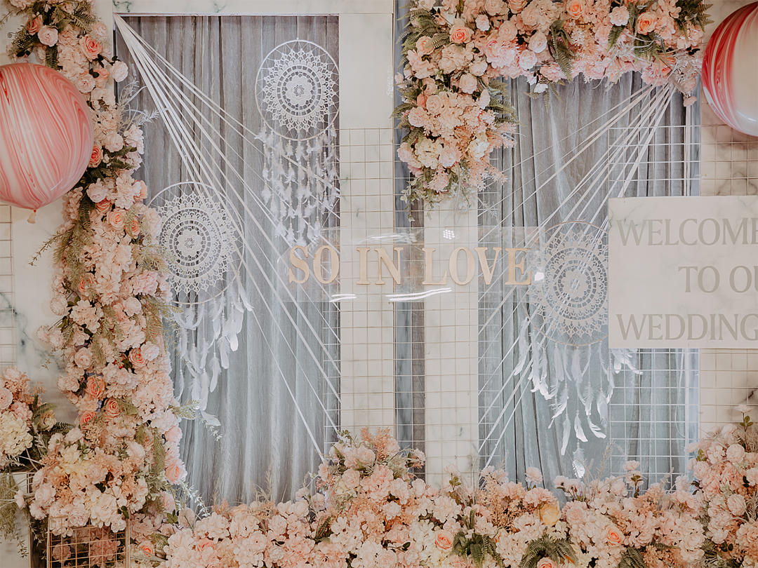 【粉黛】小型场地-小清新粉色系布置