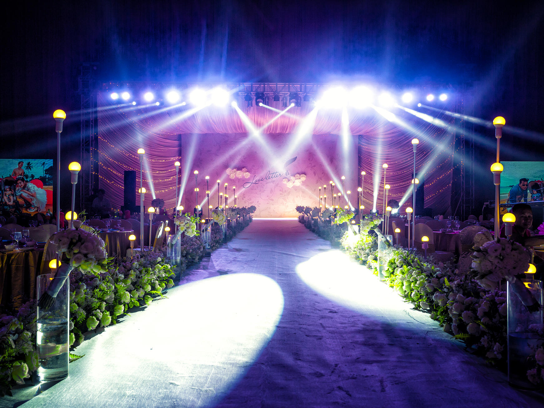 【澳斯汀私人婚礼定制】室内白绿高端