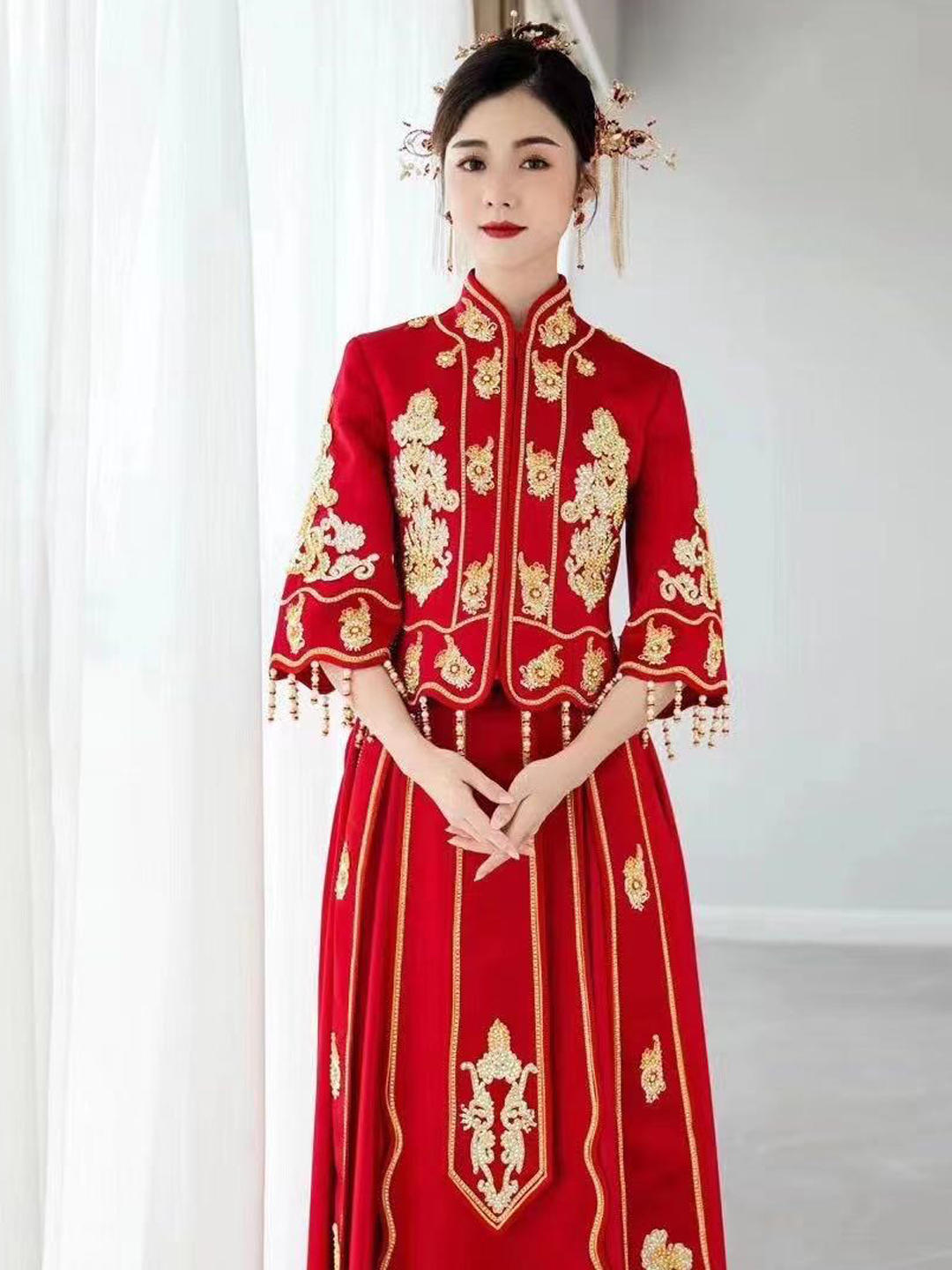 [缘定今生]高奢璀璨 婚纱【婚纱+秀禾+敬酒服】