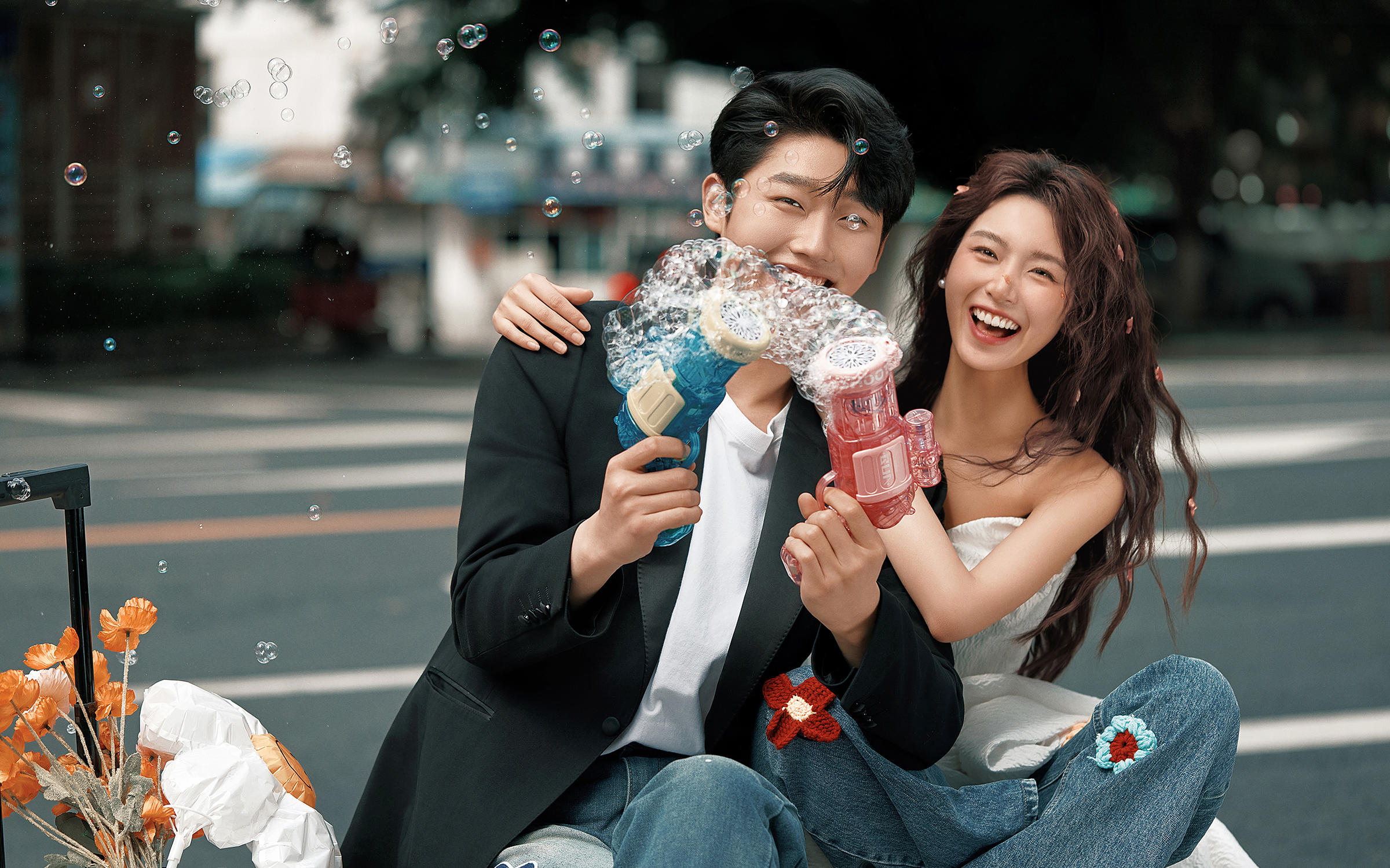 【街拍婚紗照】牽手追風(fēng)，捕捉心動時刻