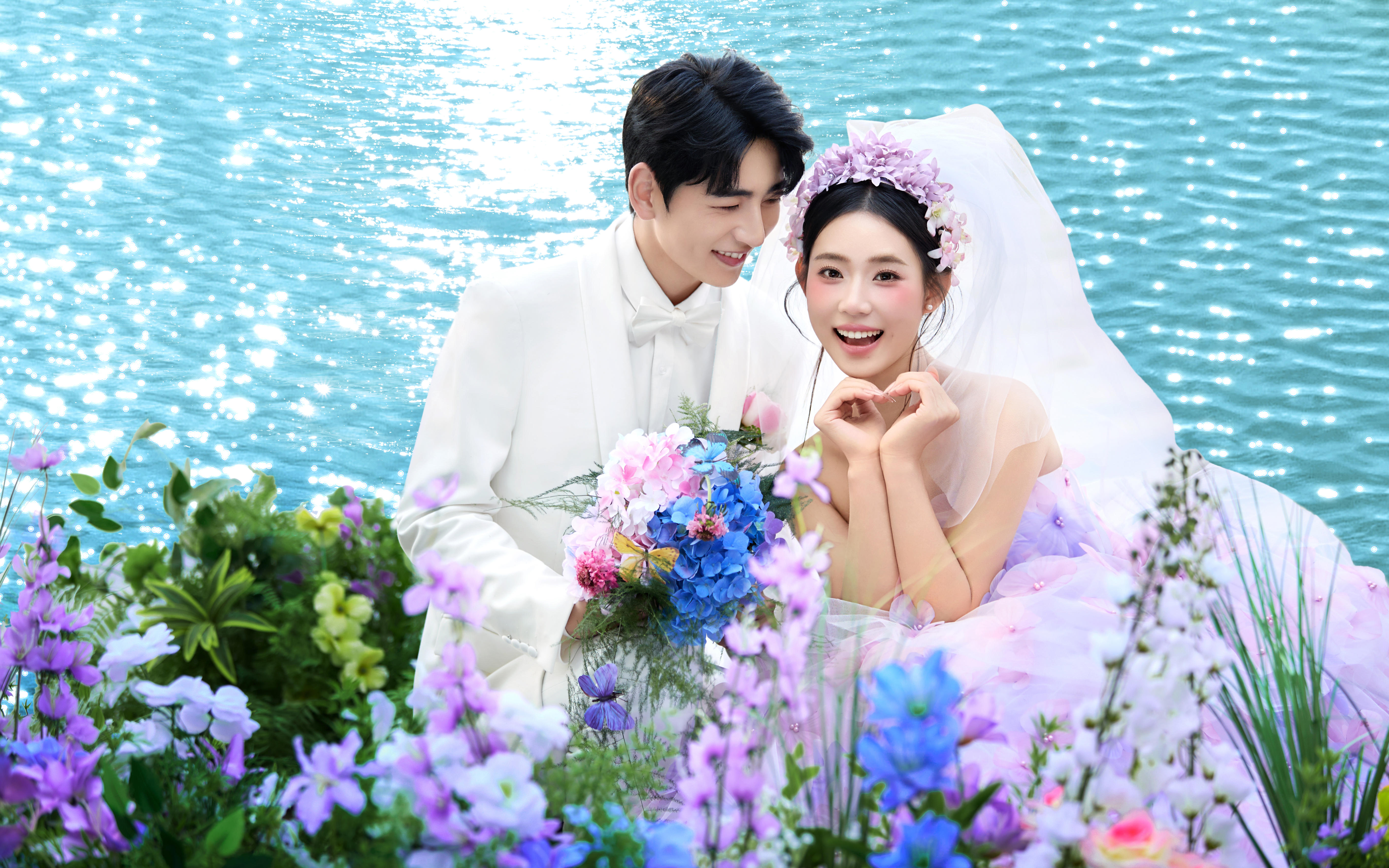 這真的不是婚禮現(xiàn)場??是我理想中的婚紗照