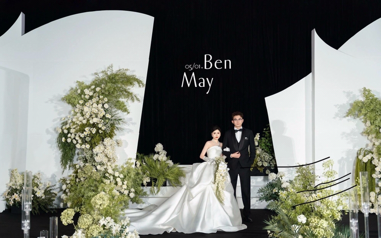 云墨嘉礼策划｜白绿韩式婚礼