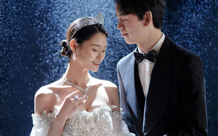 將璀璨星河拍進了婚紗照