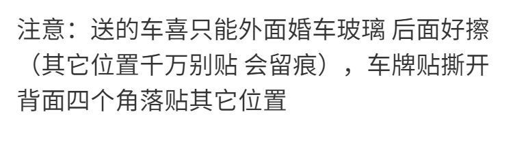 大 V 款主婚车 车头花全套装饰套装